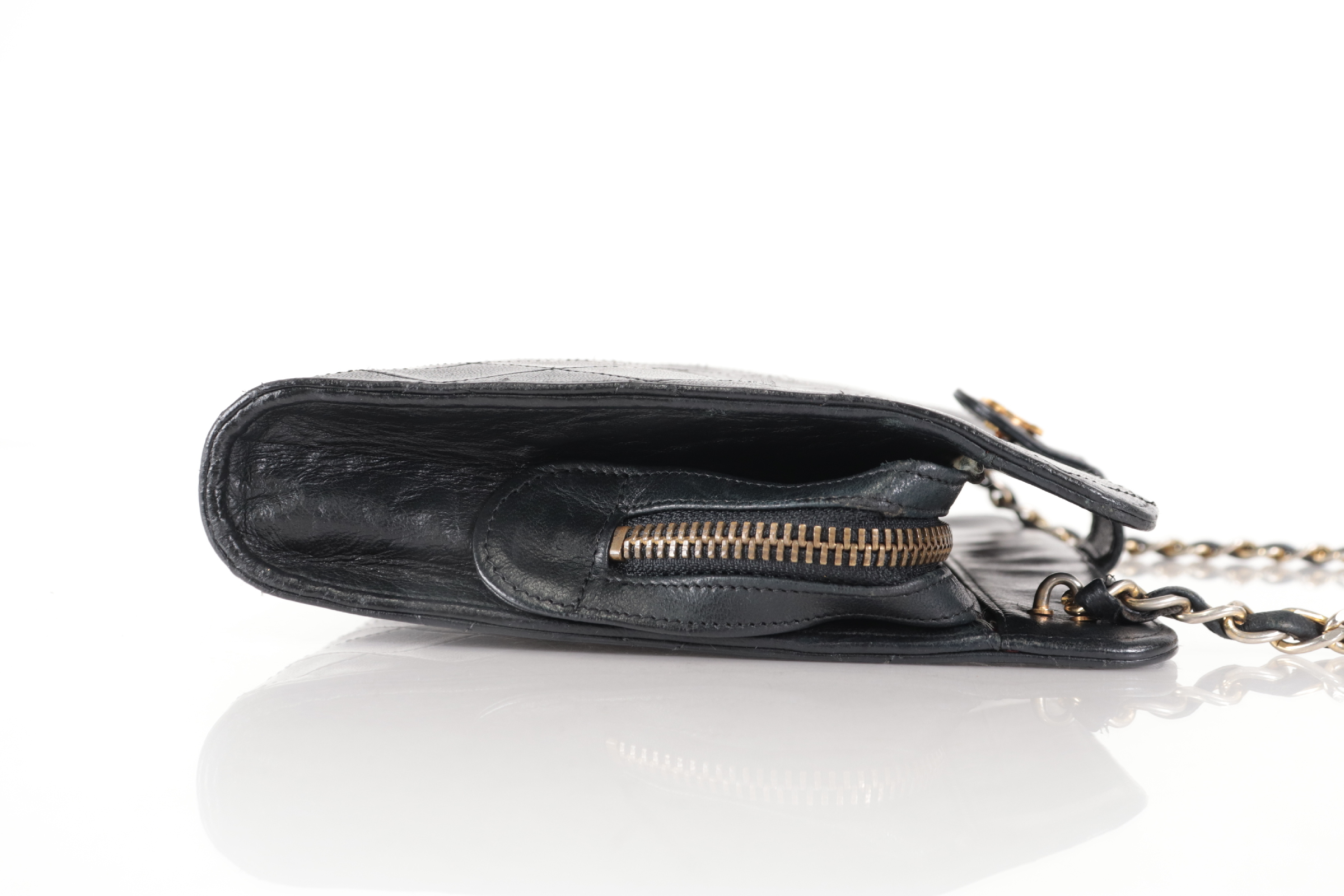 Lambskin Chain Shoulder Bag — view 5