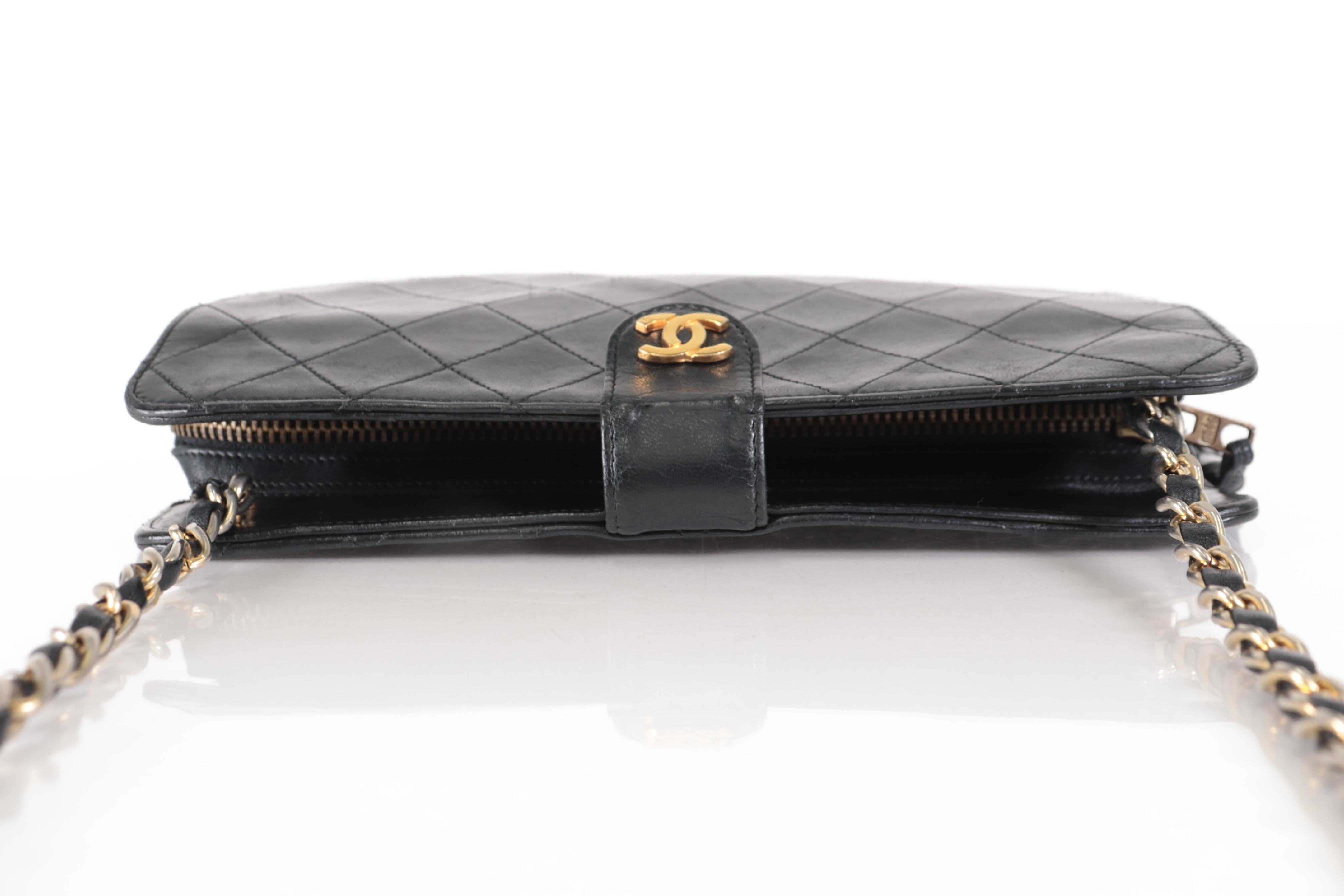 Lambskin Chain Shoulder Bag — view 6