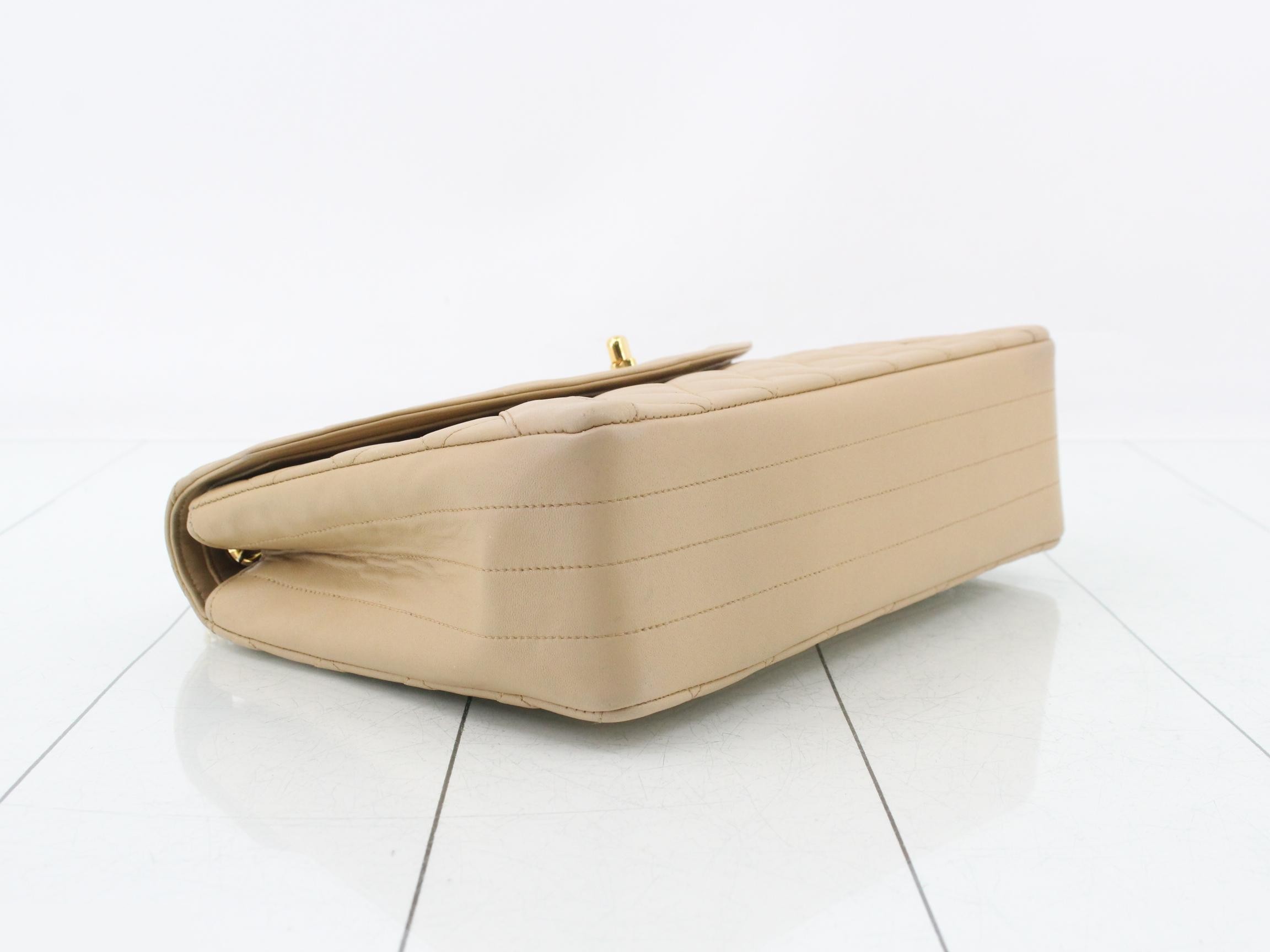 Matelassé Lambskin Turnlock Chain Shoulder Bag — view 5