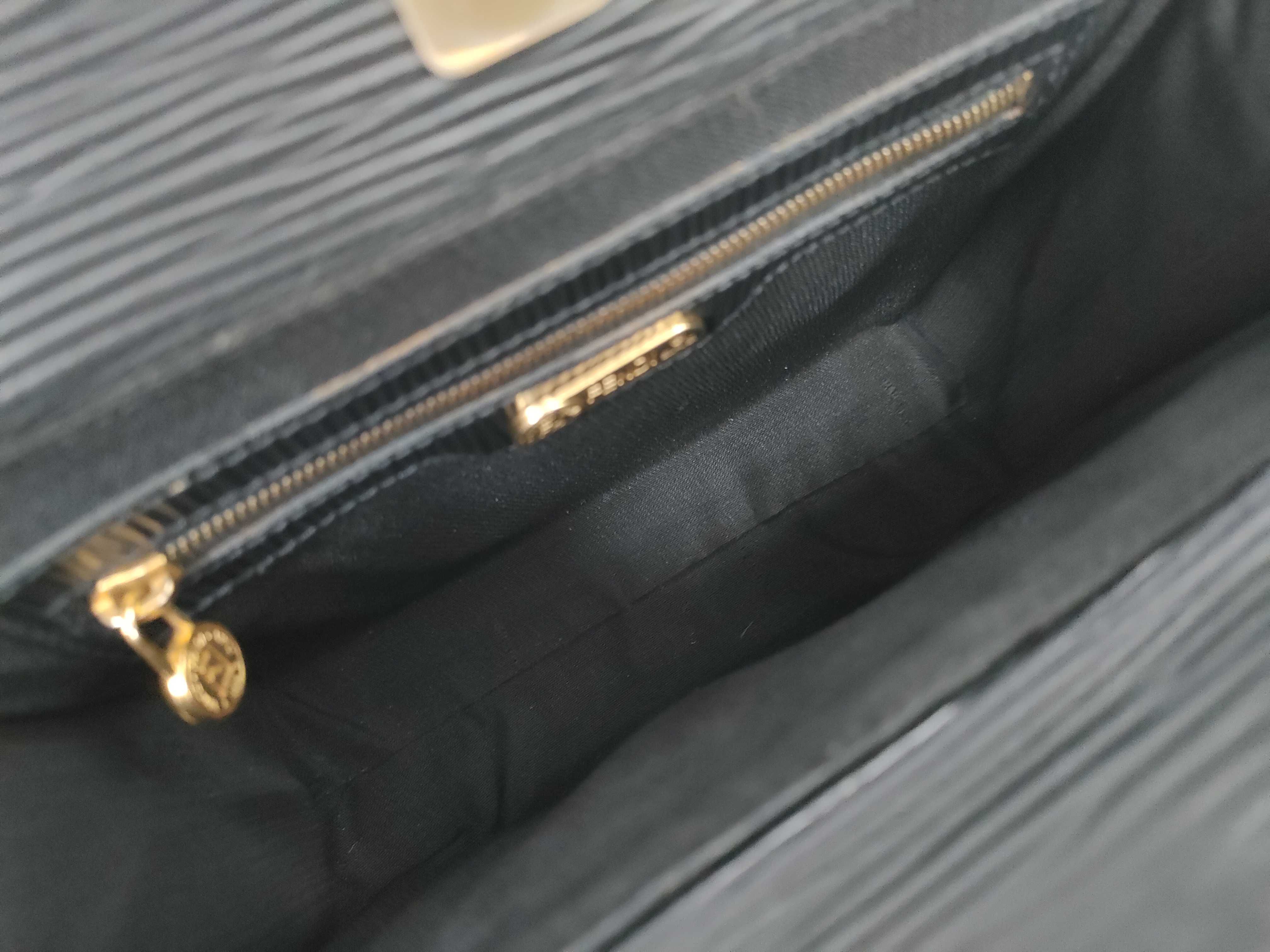 Epi Shoulder Bag, Black — view 8