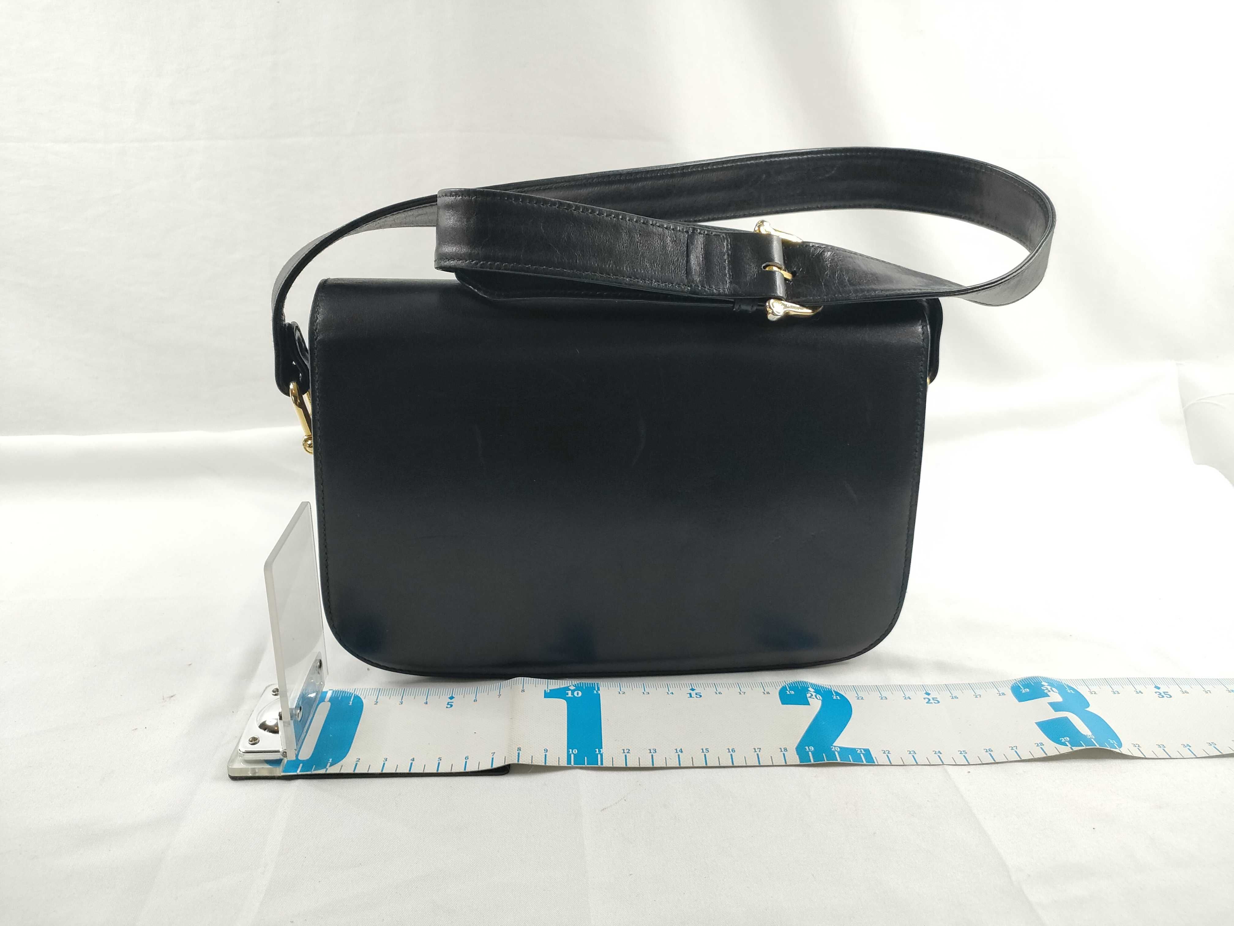 Carriage Hardware Shoulder Bag Black Shoulder Bag — view 2
