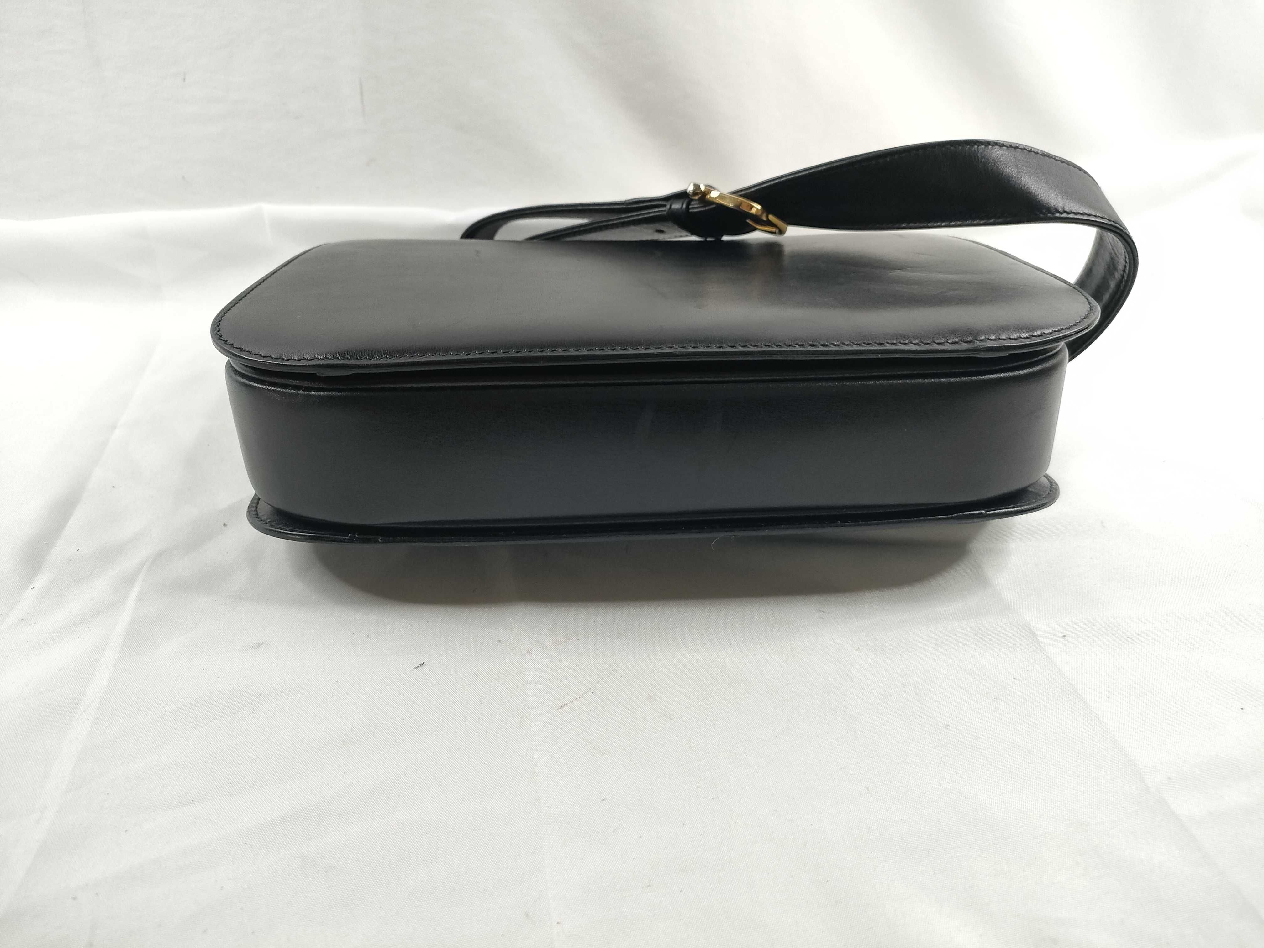 Carriage Hardware Shoulder Bag Black Shoulder Bag — view 4