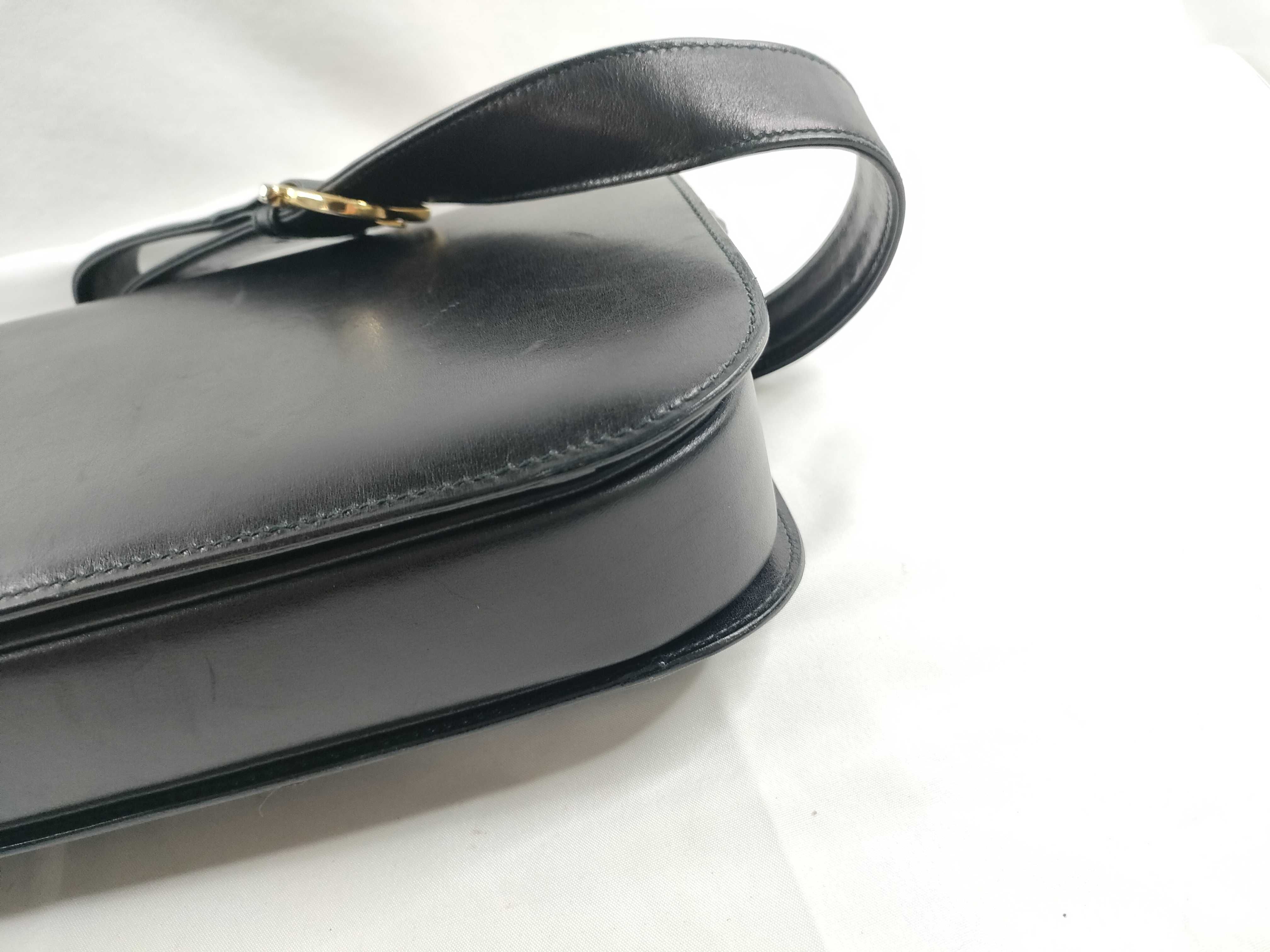 Carriage Hardware Shoulder Bag Black Shoulder Bag — view 5