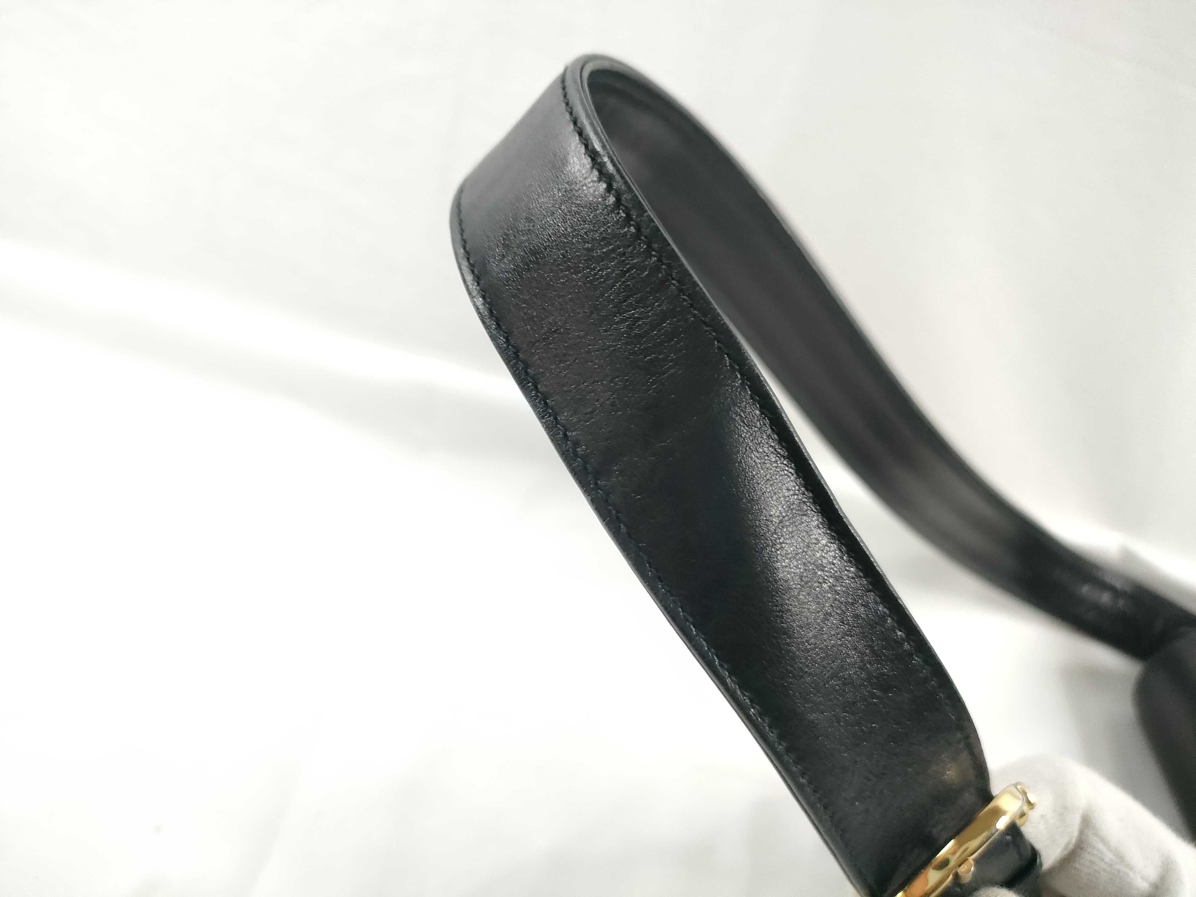 Carriage Hardware Shoulder Bag Black Shoulder Bag — view 7