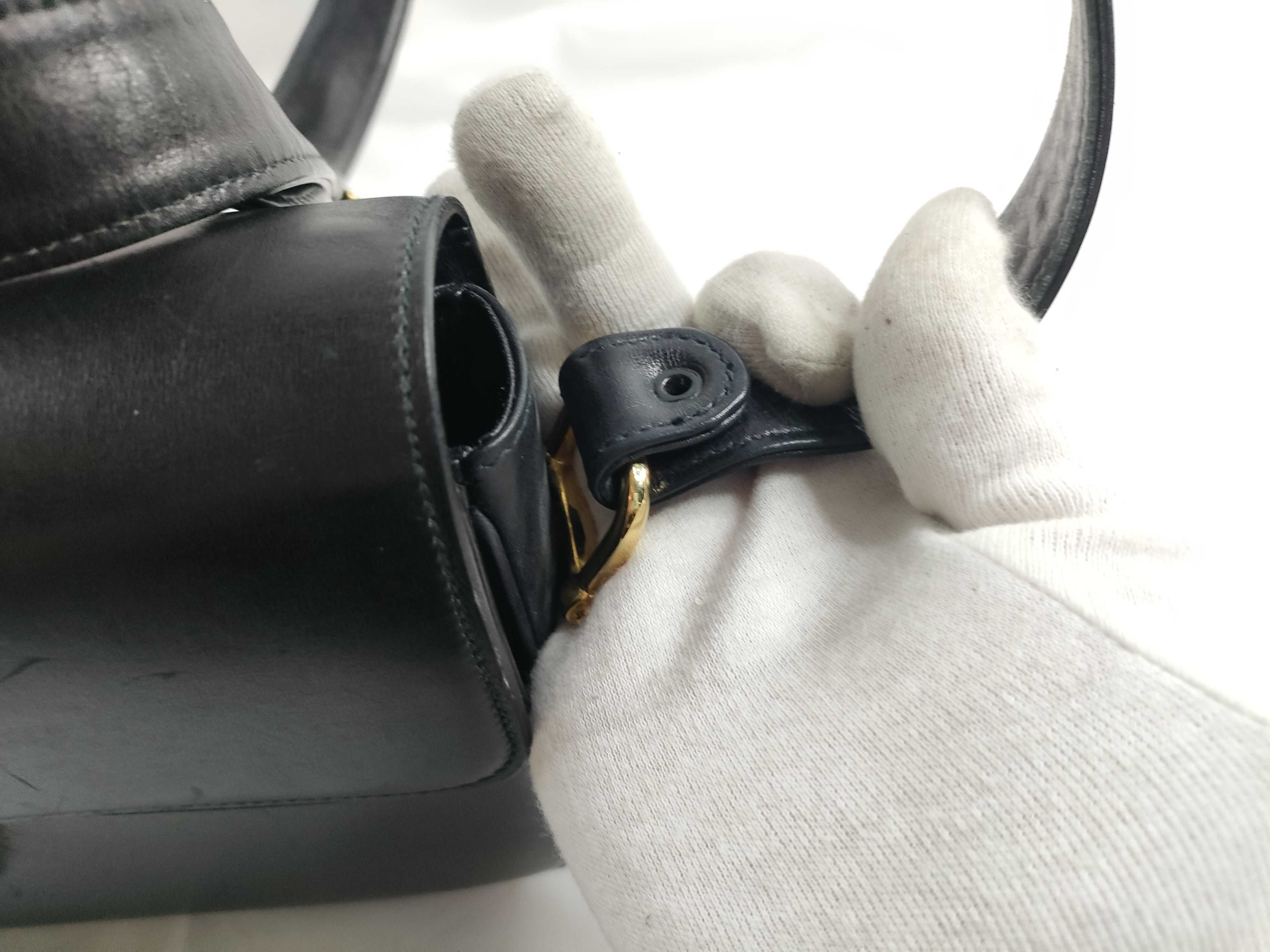 Carriage Hardware Shoulder Bag Black Shoulder Bag — view 8