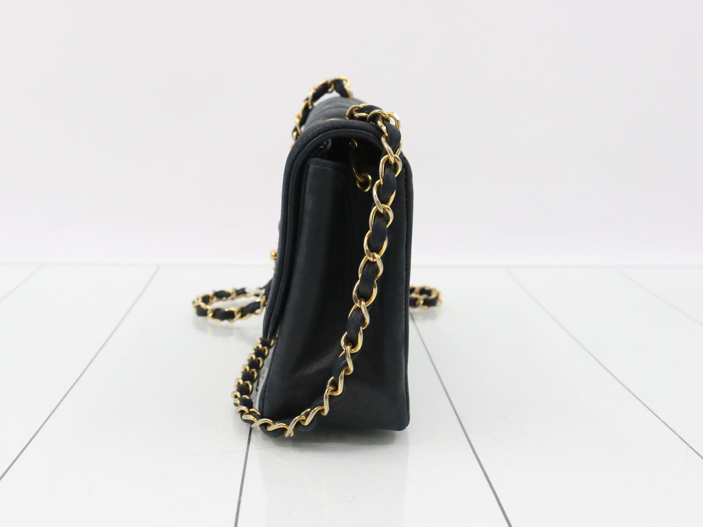 Mademoiselle Lamb Chain Shoulder Bag — view 3