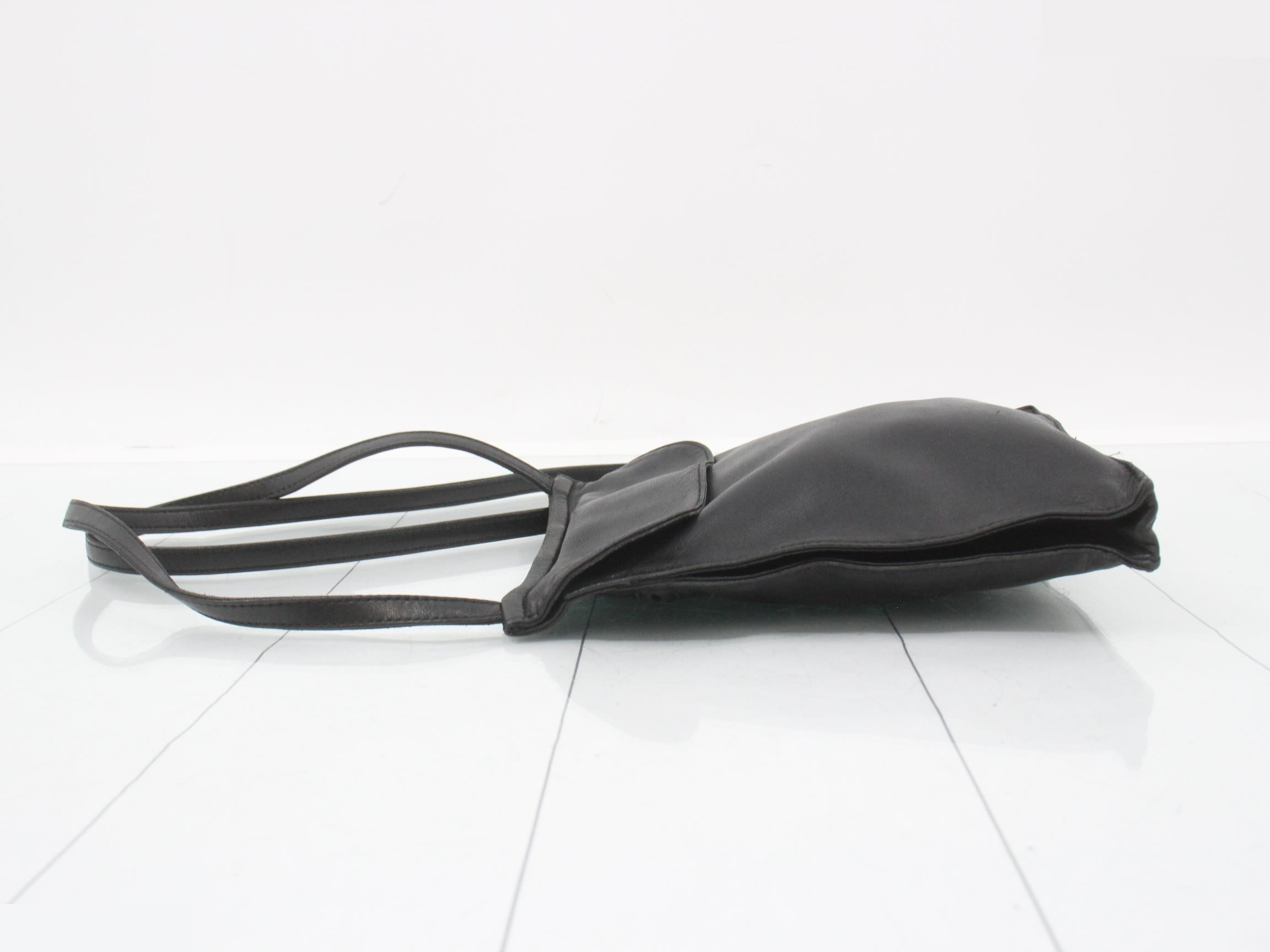 Nappa Anagram Shoulder Pochette Bag — view 4