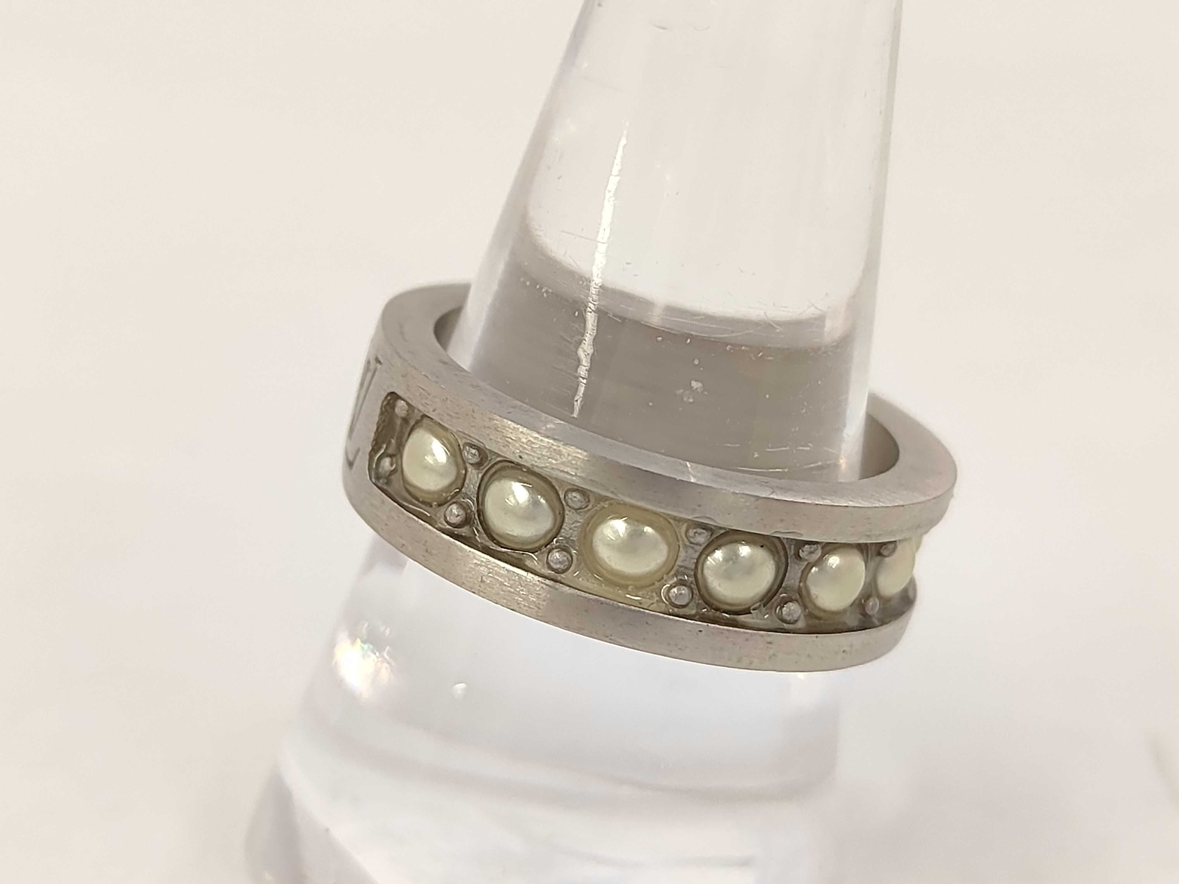 Monogram Pearl Ring M1400L/TE3233 — view 2