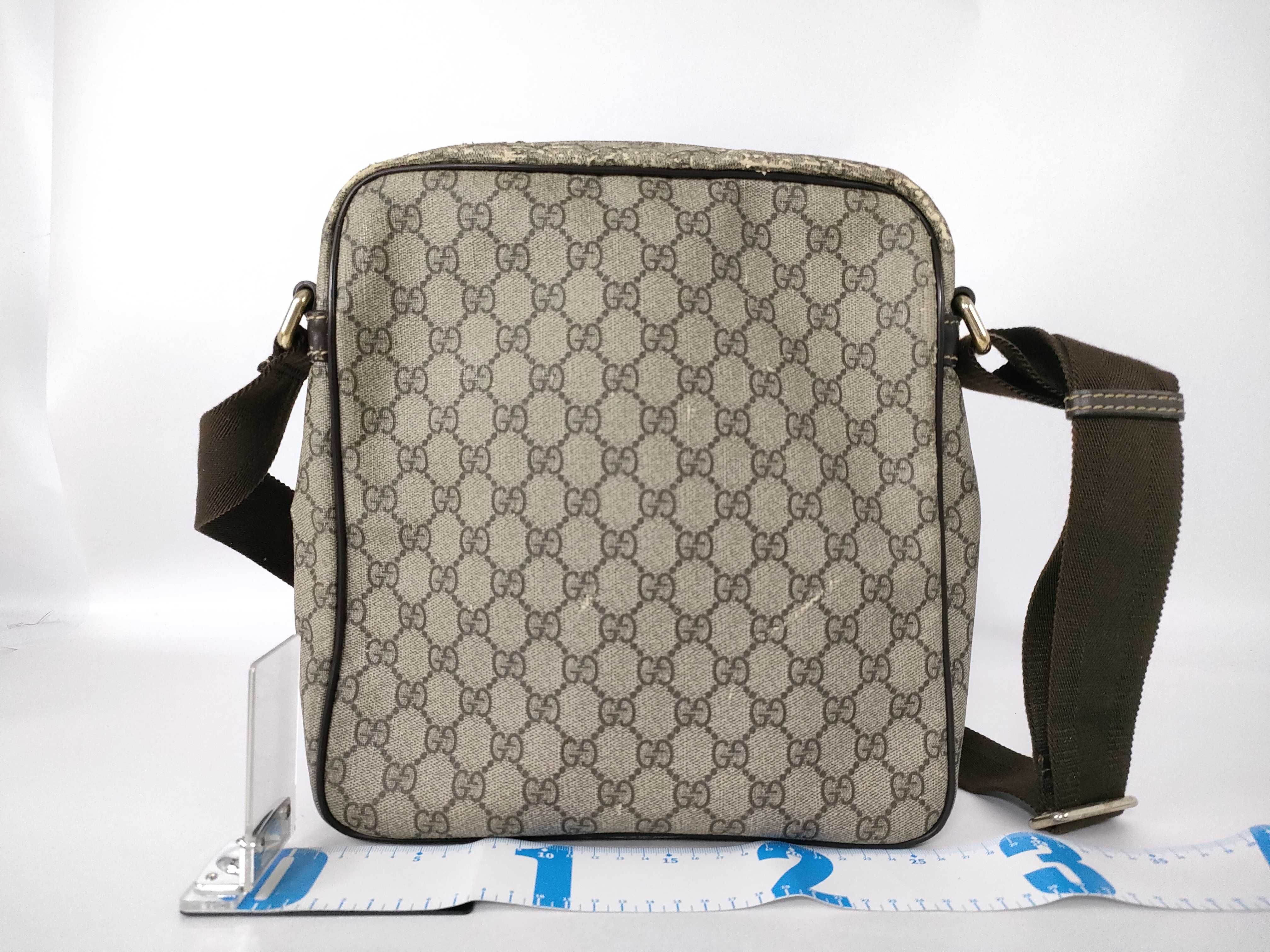 GG Supreme Gucci GG Supreme Shoulder Bag Square PVC Shoulder Bag — view 2