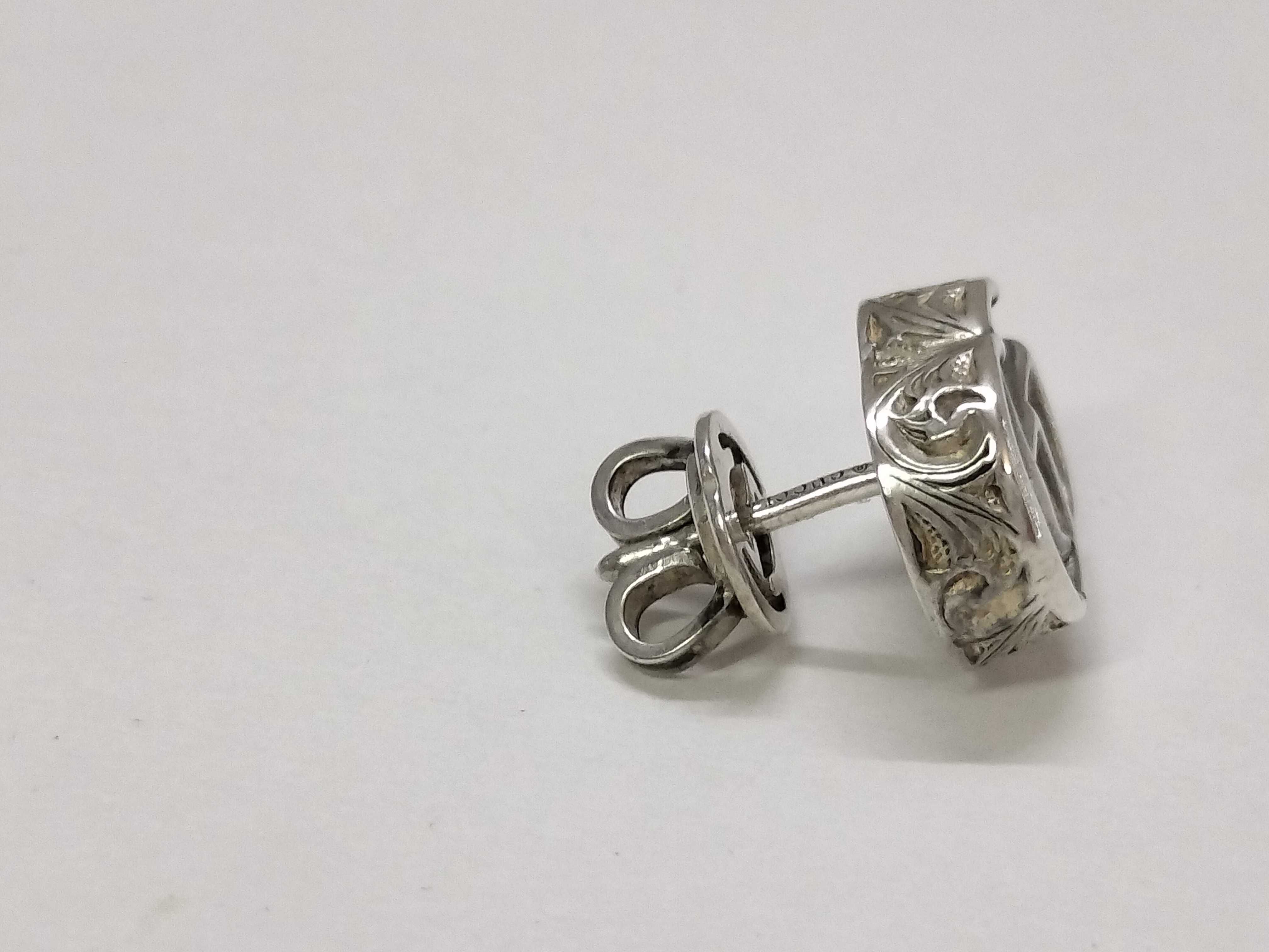 925 Logo Double G Earrings (Single Earring, 2.5g) Accessories: Box, Dust Bag. — view 5