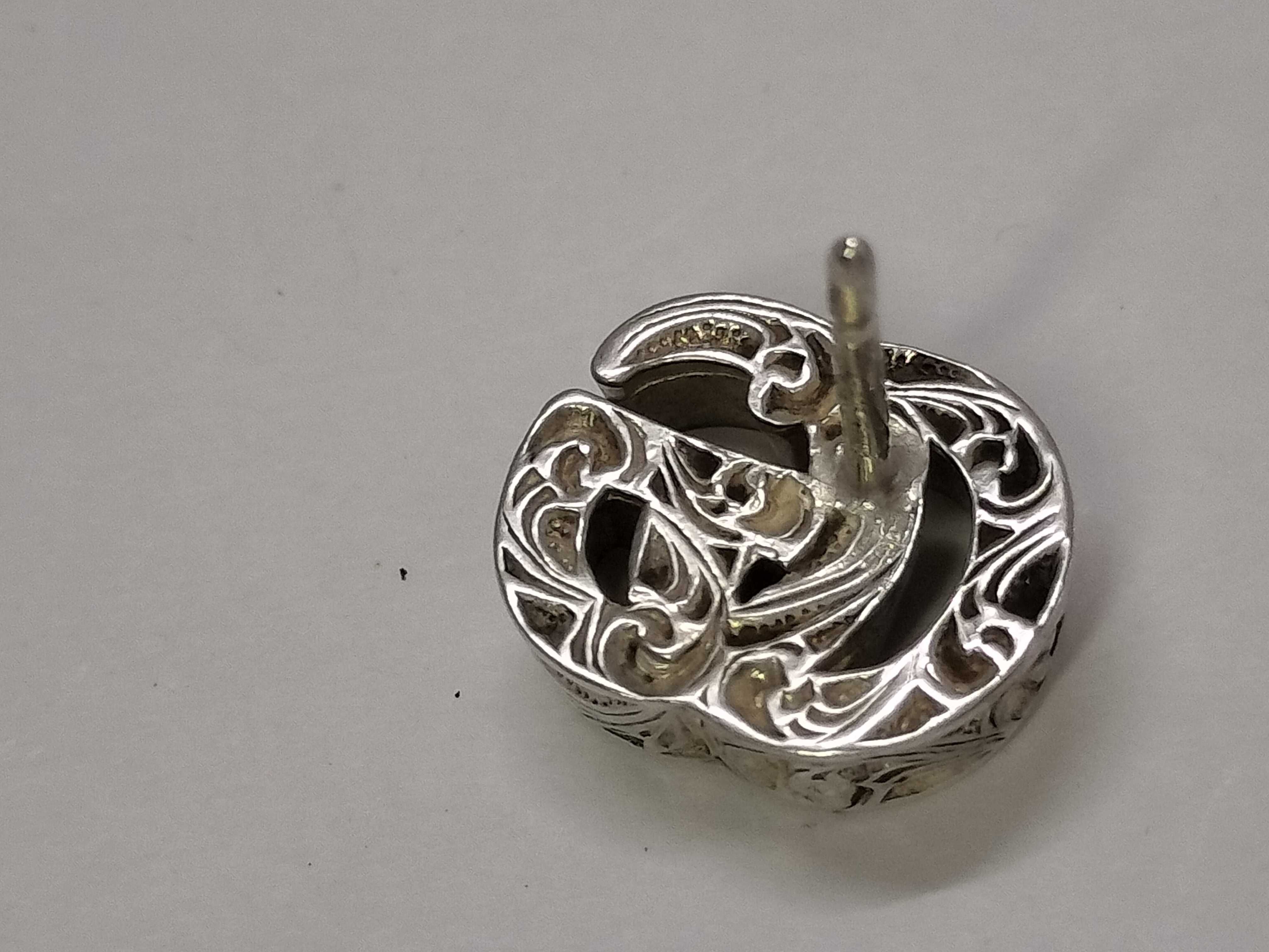 925 Logo Double G Earrings (Single Earring, 2.5g) Accessories: Box, Dust Bag. — view 7