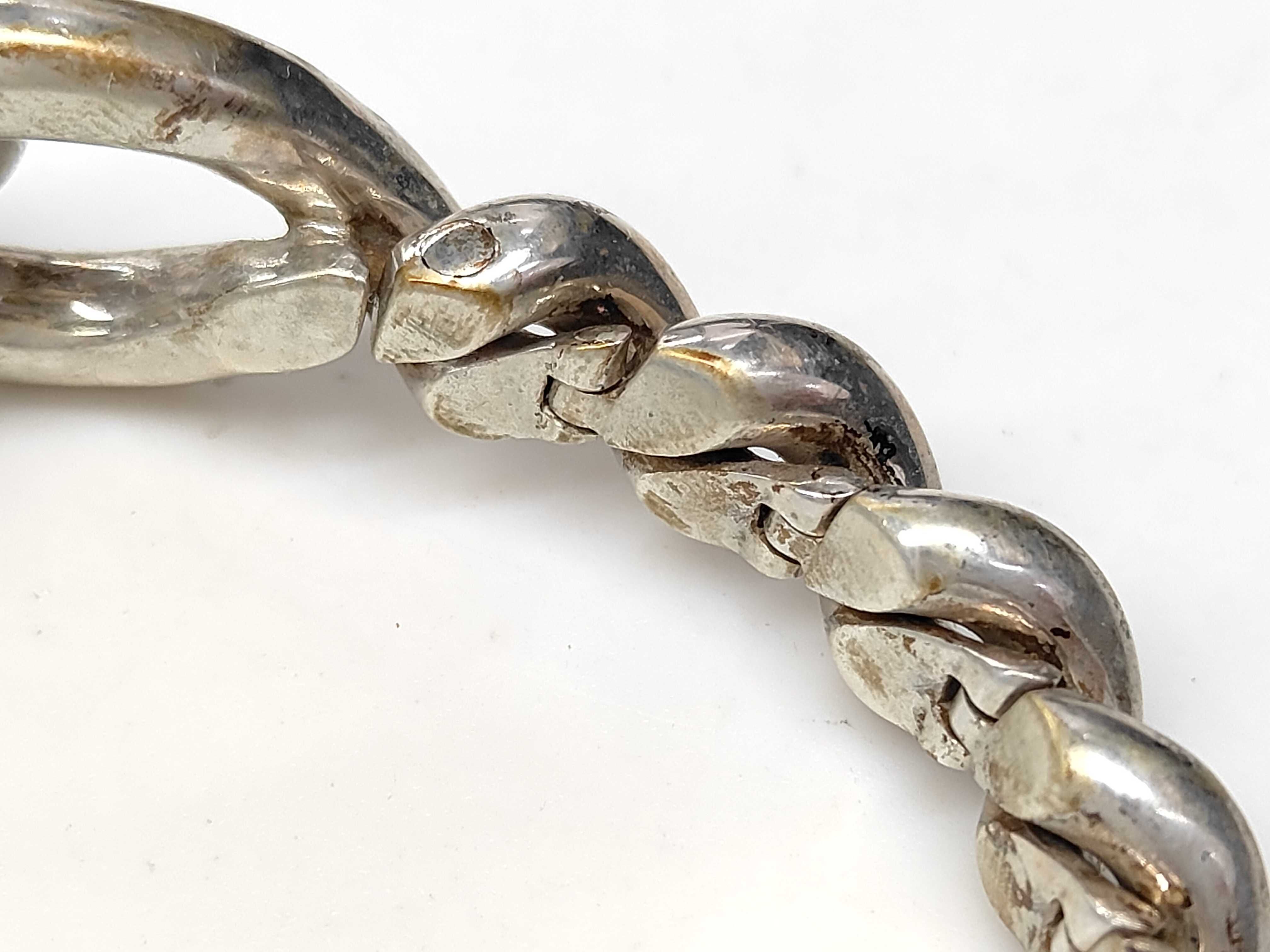 Torsade Silver Bracelet/Bangle — view 4