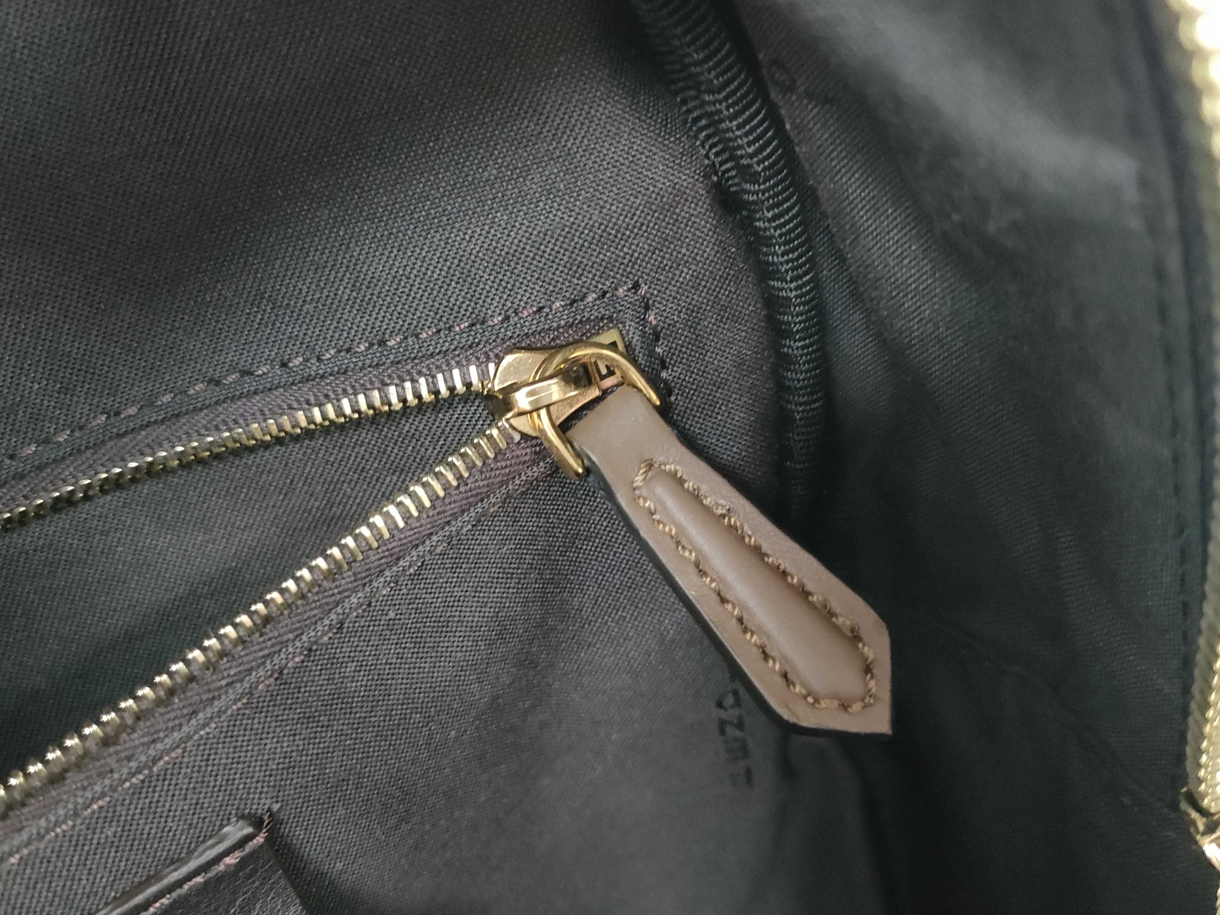 Zucca pattern backpack, Fendi backpack, Fila Zucca brown backpack. — view 12