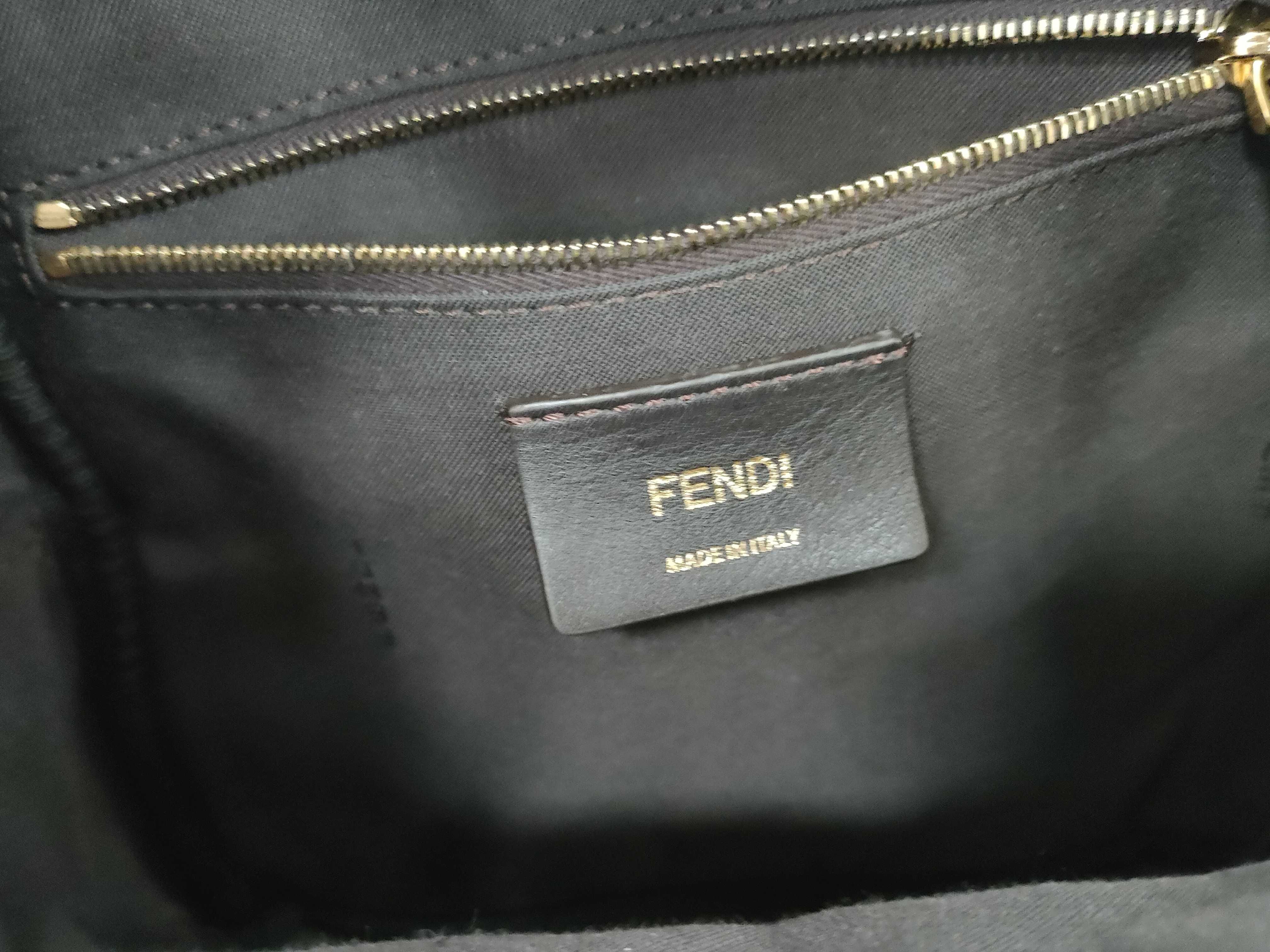 Zucca pattern backpack, Fendi backpack, Fila Zucca brown backpack. — view 13