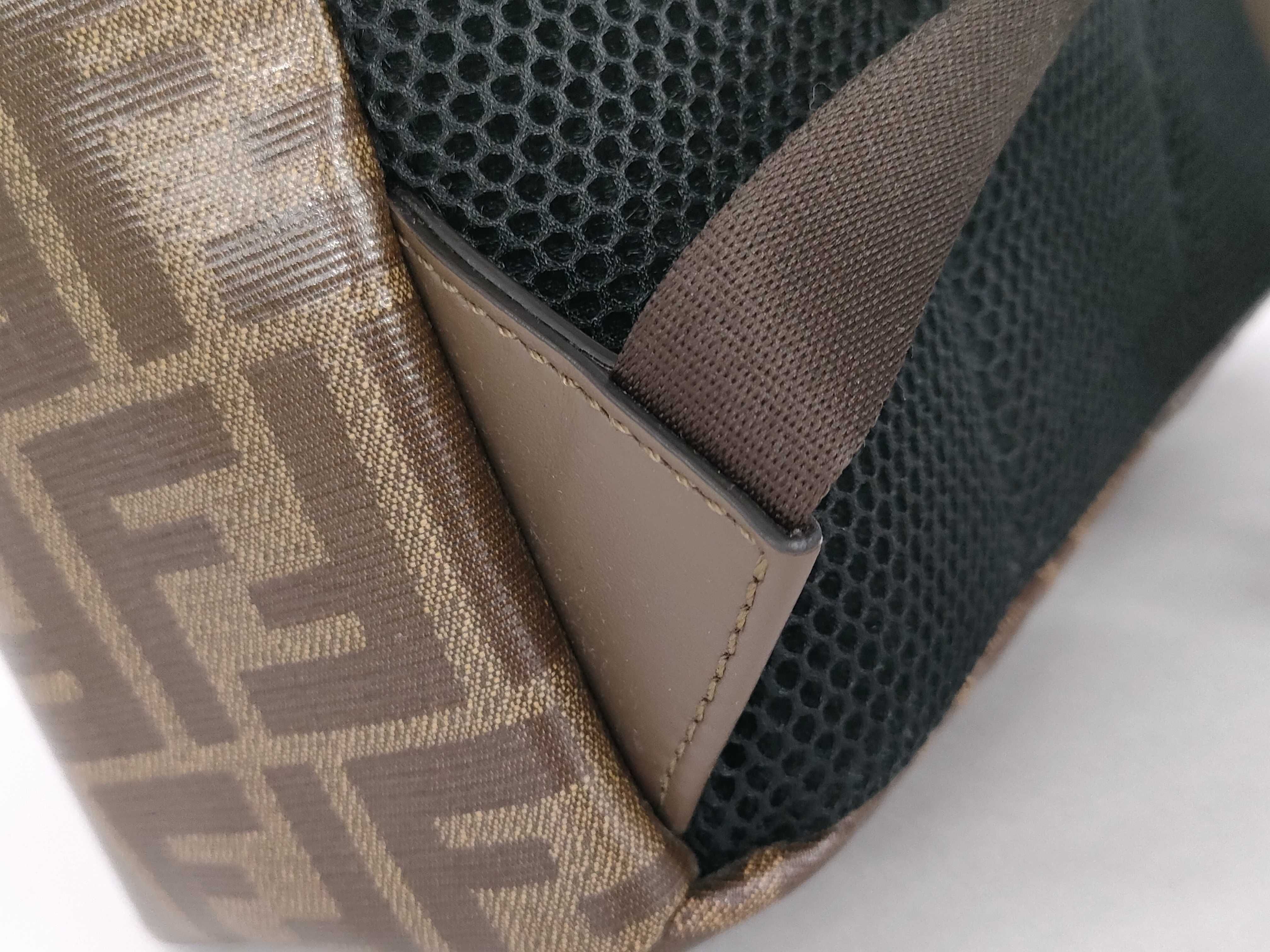 Zucca pattern backpack, Fendi backpack, Fila Zucca brown backpack. — view 5