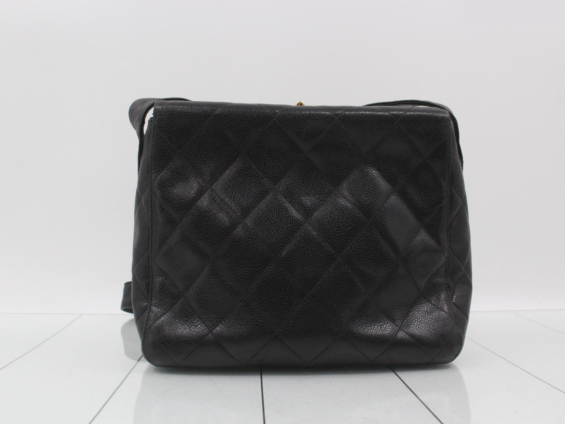 Matelassé Shoulder Bag, Caviar Leather, Series 4 — view 2