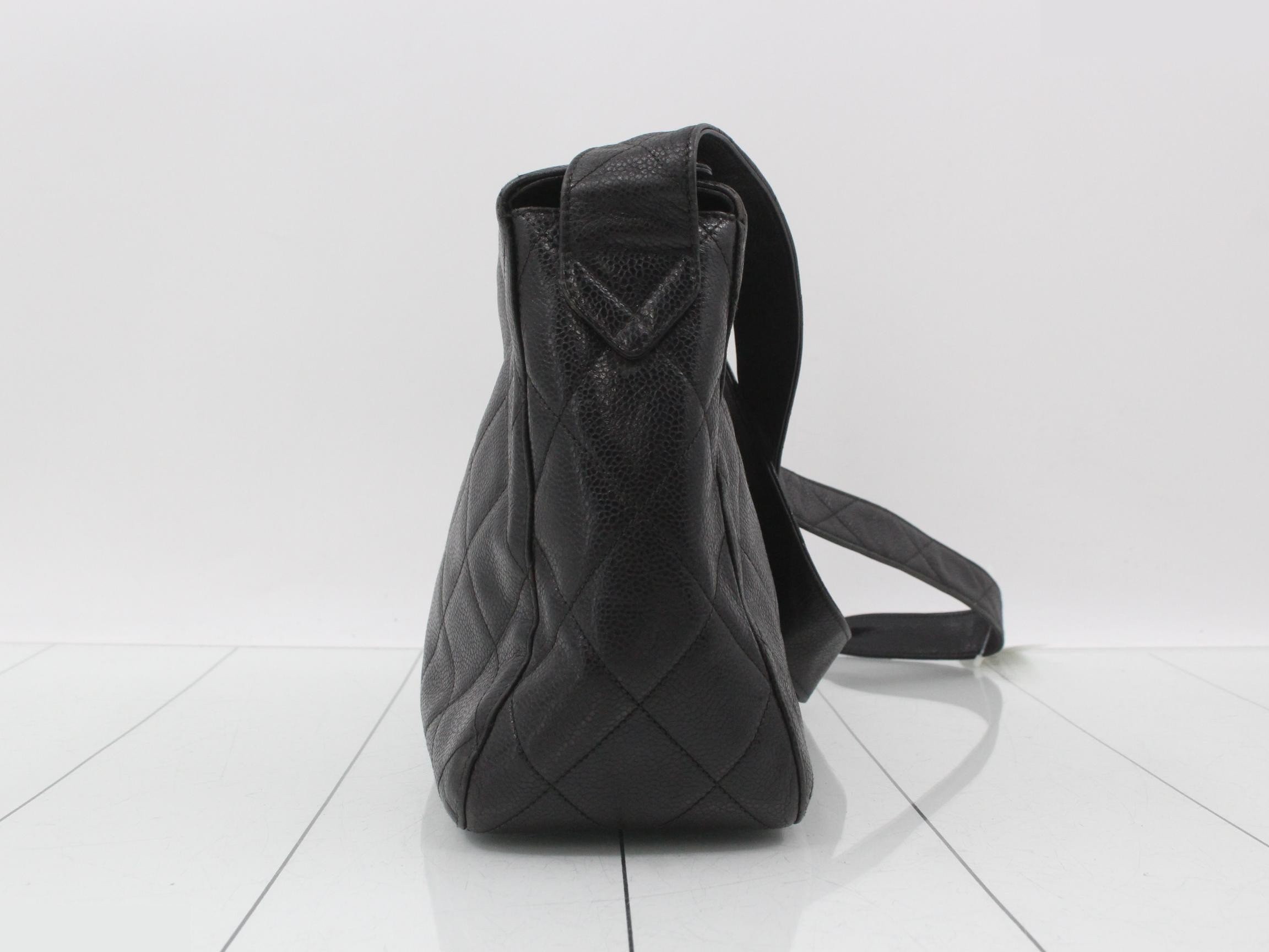 Matelassé Shoulder Bag, Caviar Leather, Series 4 — view 4