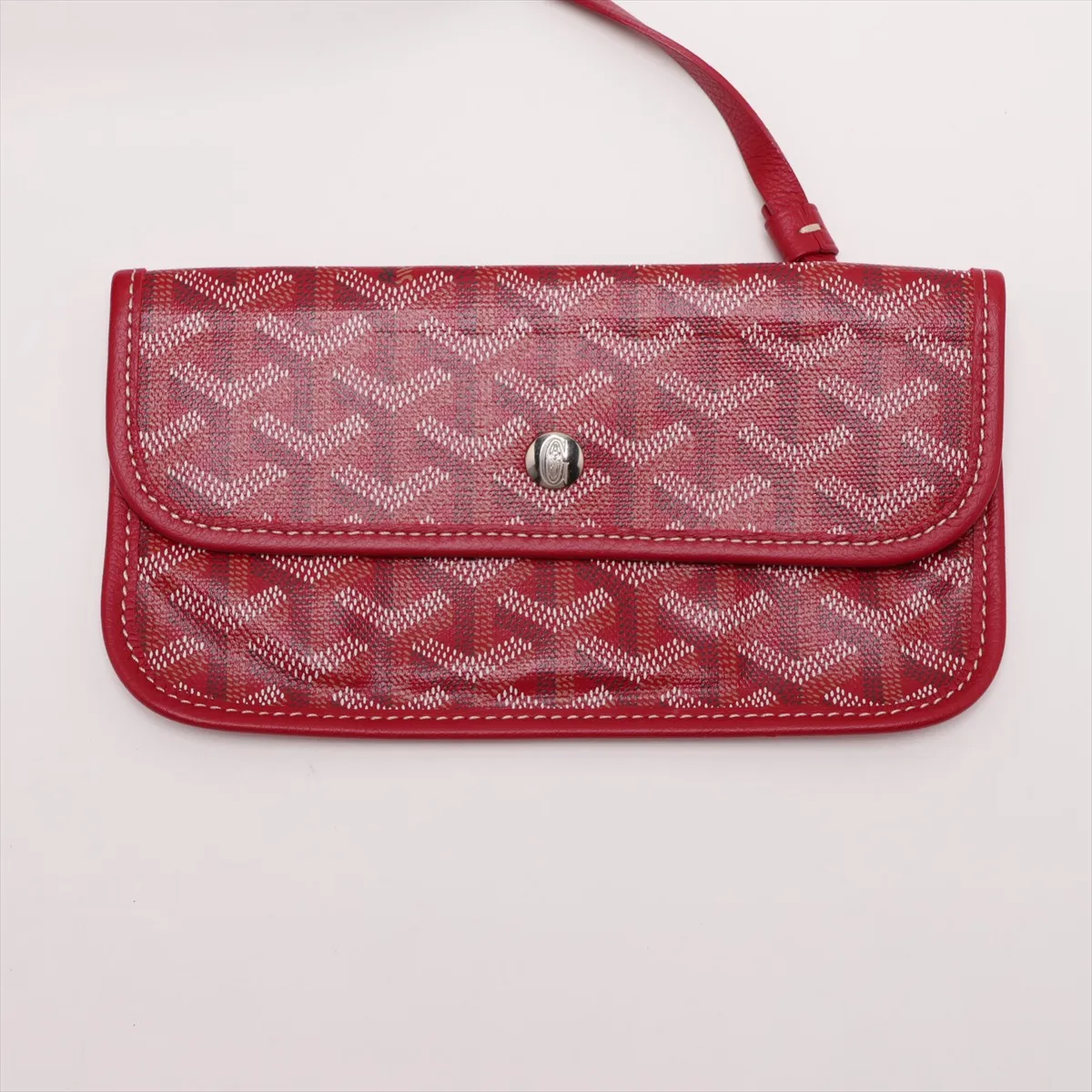 Saint Louis PM PVC x Leather Tote Bag, Red — view 10