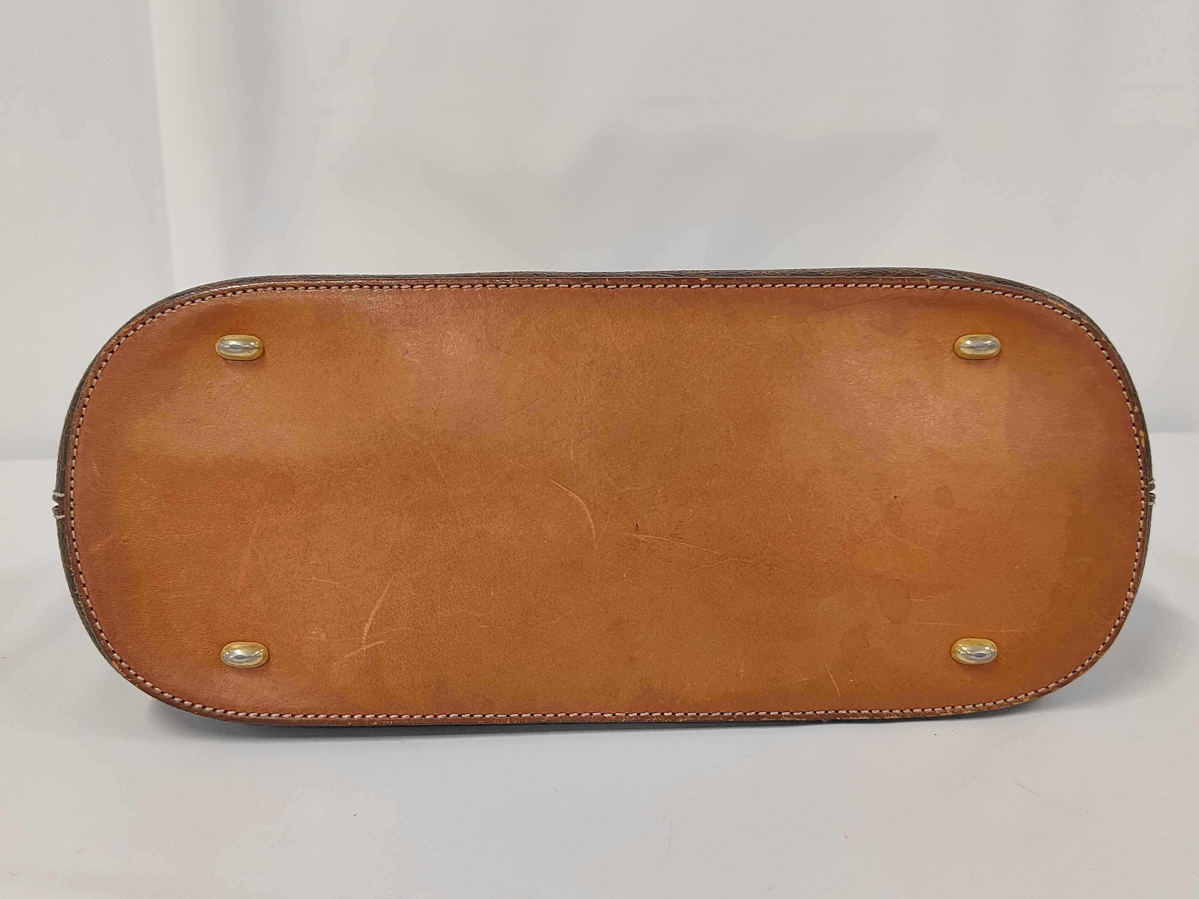 Macadam pattern handbag, brown - handbag — view 7
