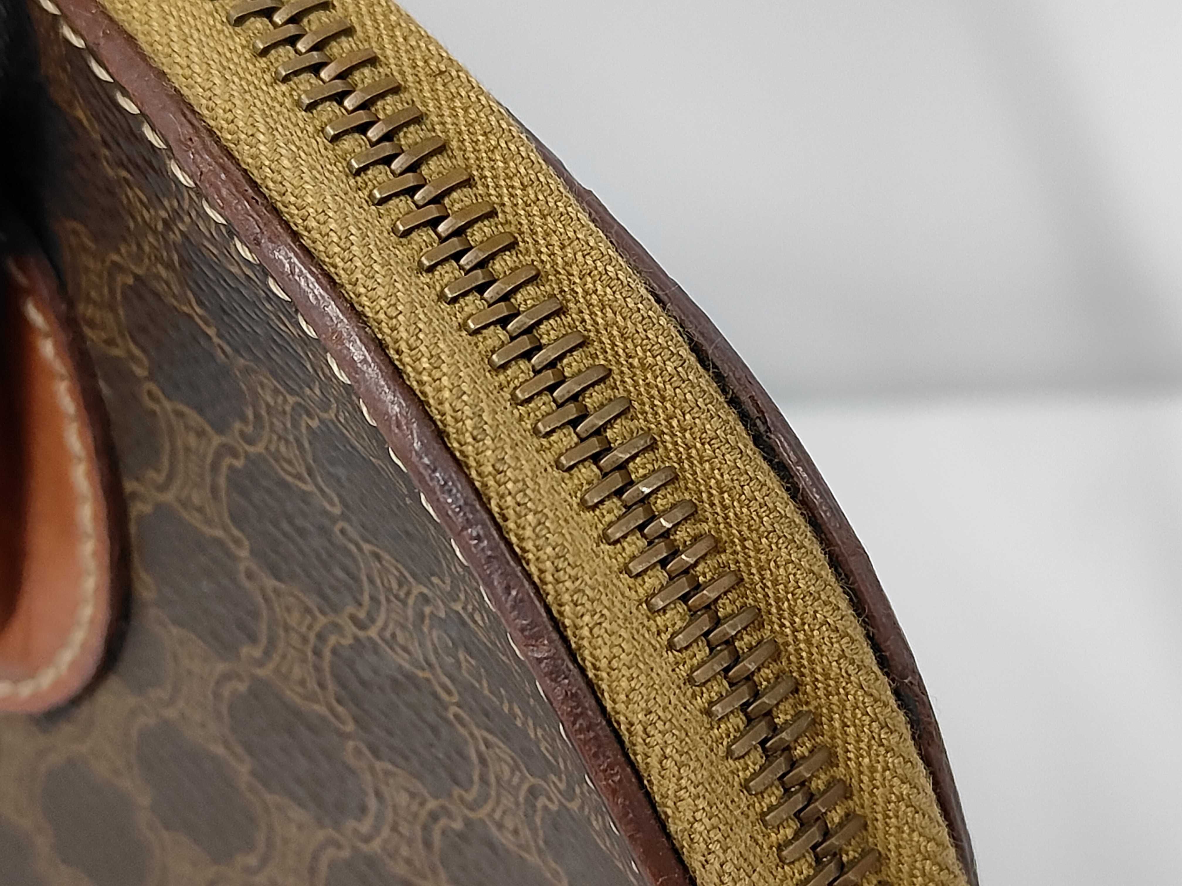 Macadam pattern handbag, brown - handbag — view 8