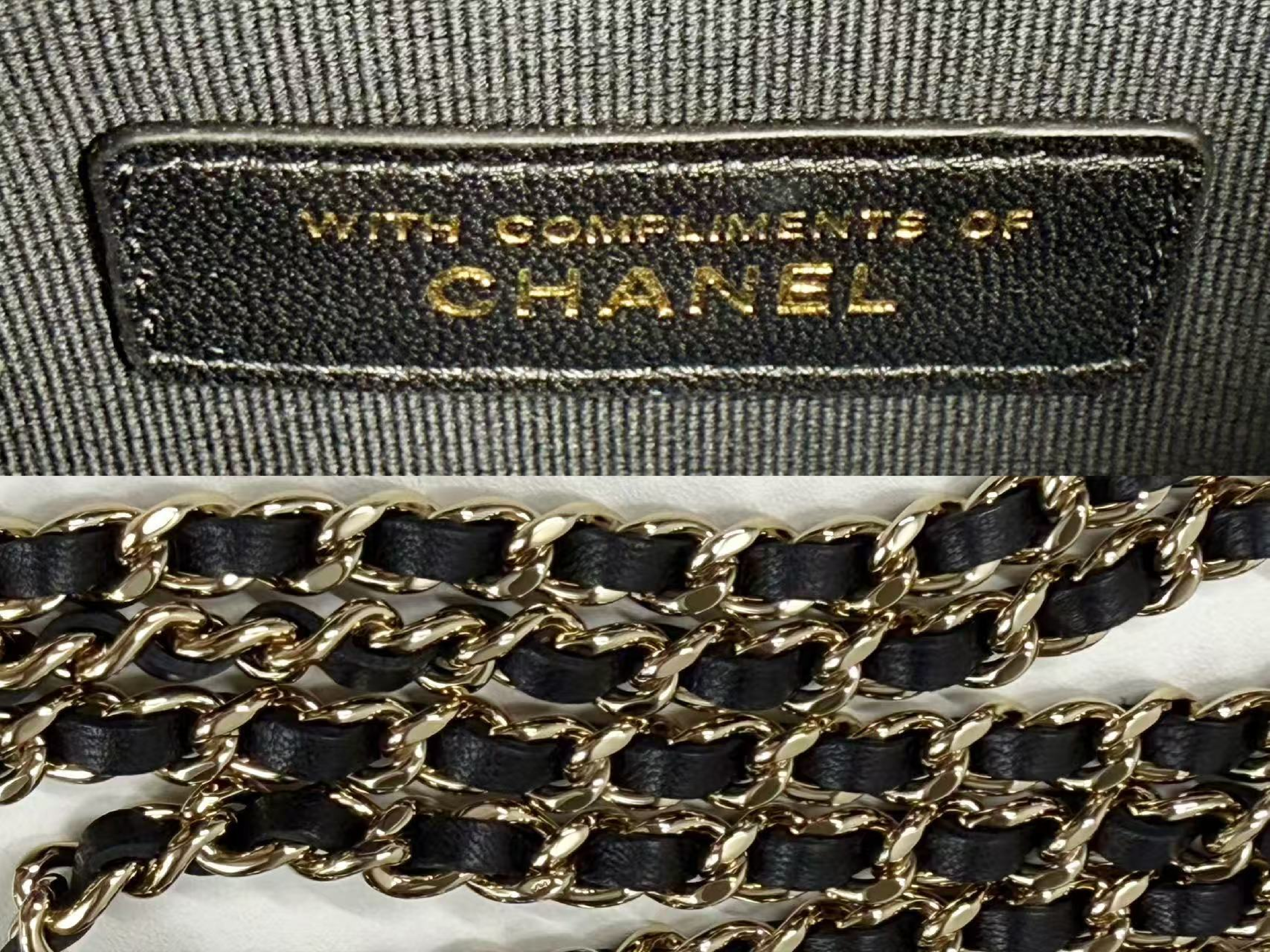 Stored Item, Black Matelassé Velour Hobo Bag, VIP G, W17/H11/D3cm (approx.), with dust bag and serial ID, Gold hardware, Shoulder strap, E5PT75AH. — view 14