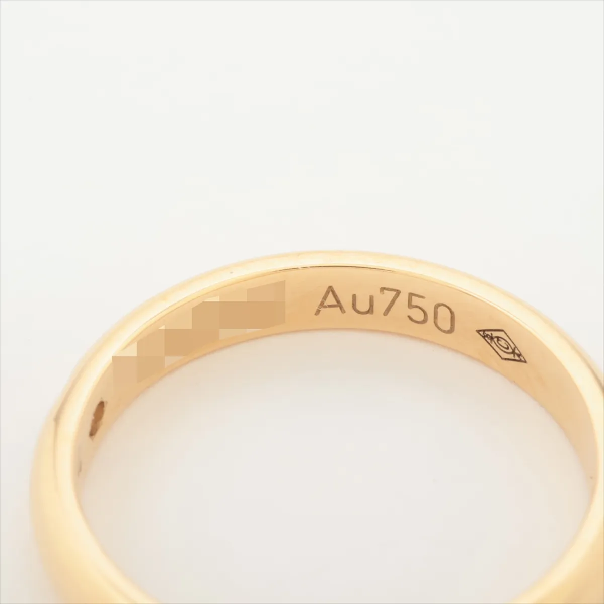 Wedding 1P Diamond Ring 750(YG) 2.0g 44 GSN509 Metal thread CRB4057644 — view 4