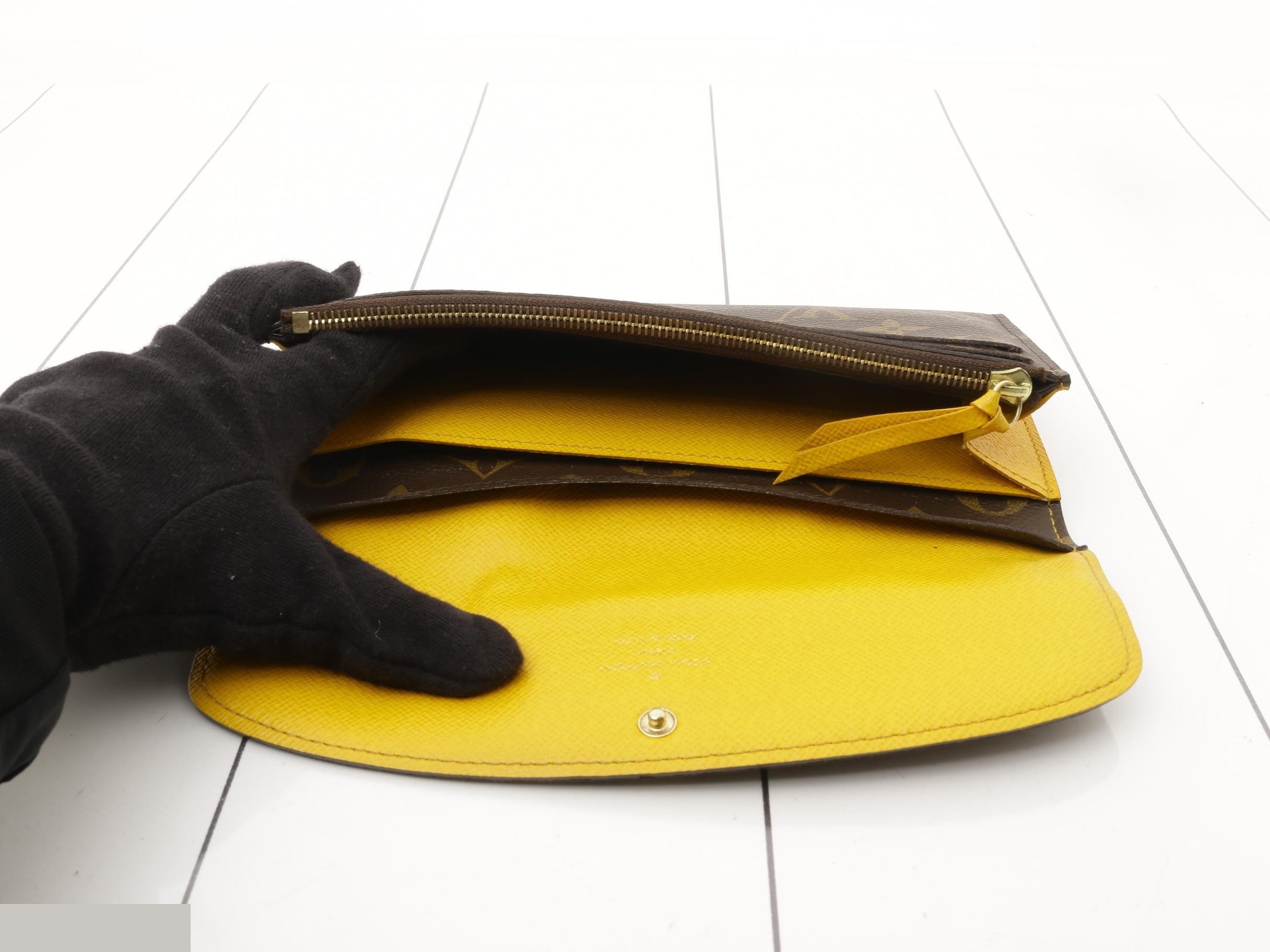 Monogram Portefeuille Emilie Mimosa Long Wallet — view 4