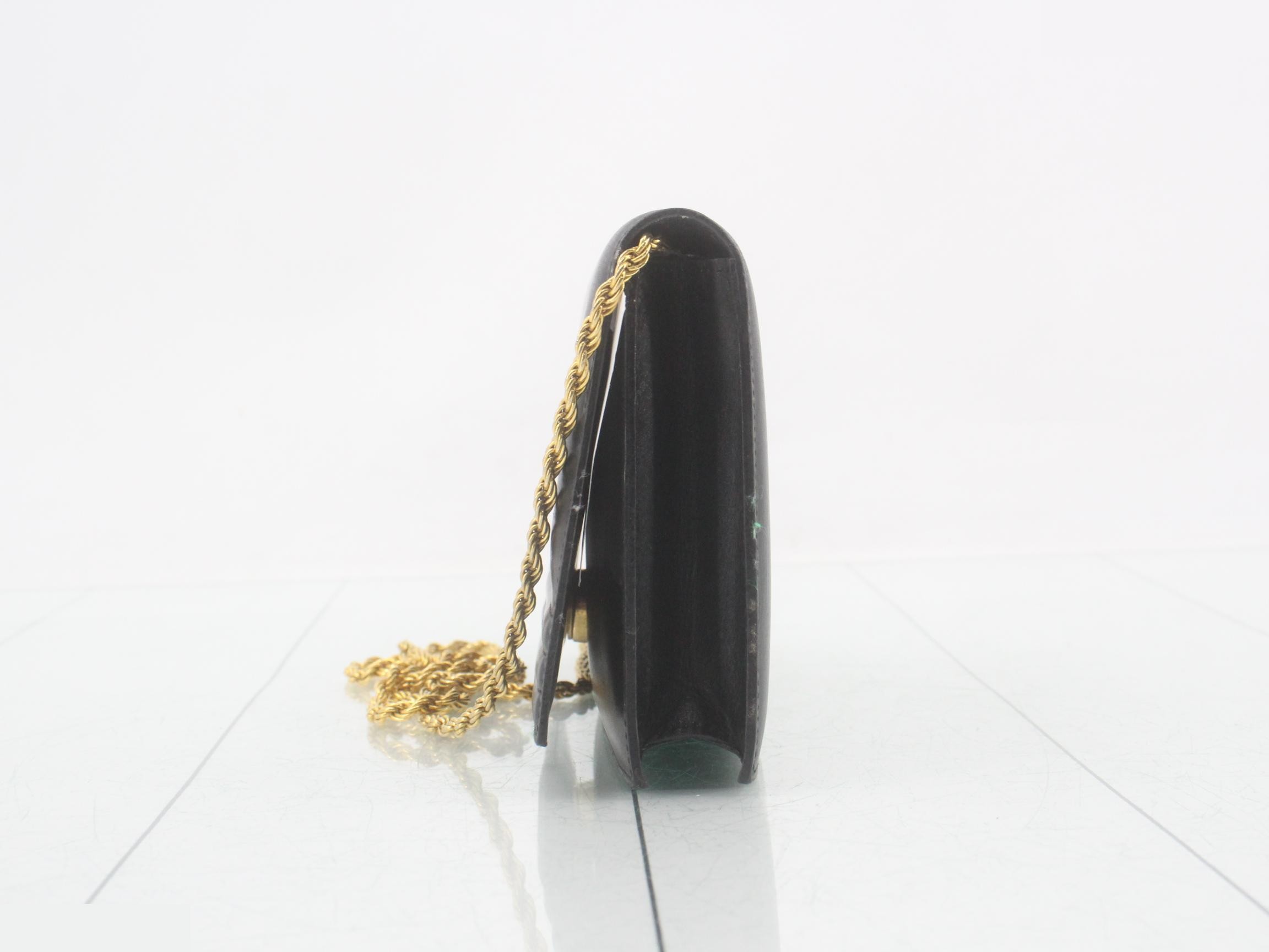 Shoulder bag, leather, black — view 3