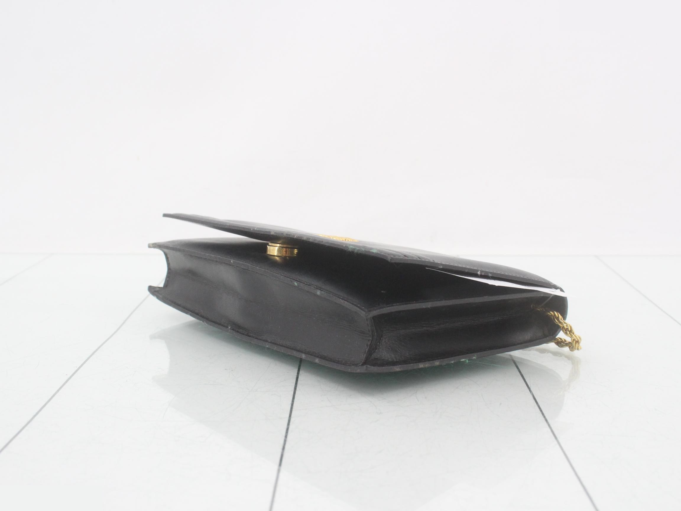 Shoulder bag, leather, black — view 6