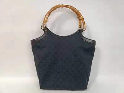 Bamboo GG Canvas 137394 Handbag