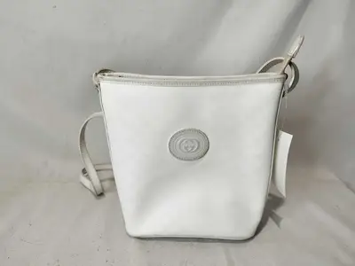 GG Supreme 007・89・1095 White Shoulder Bag