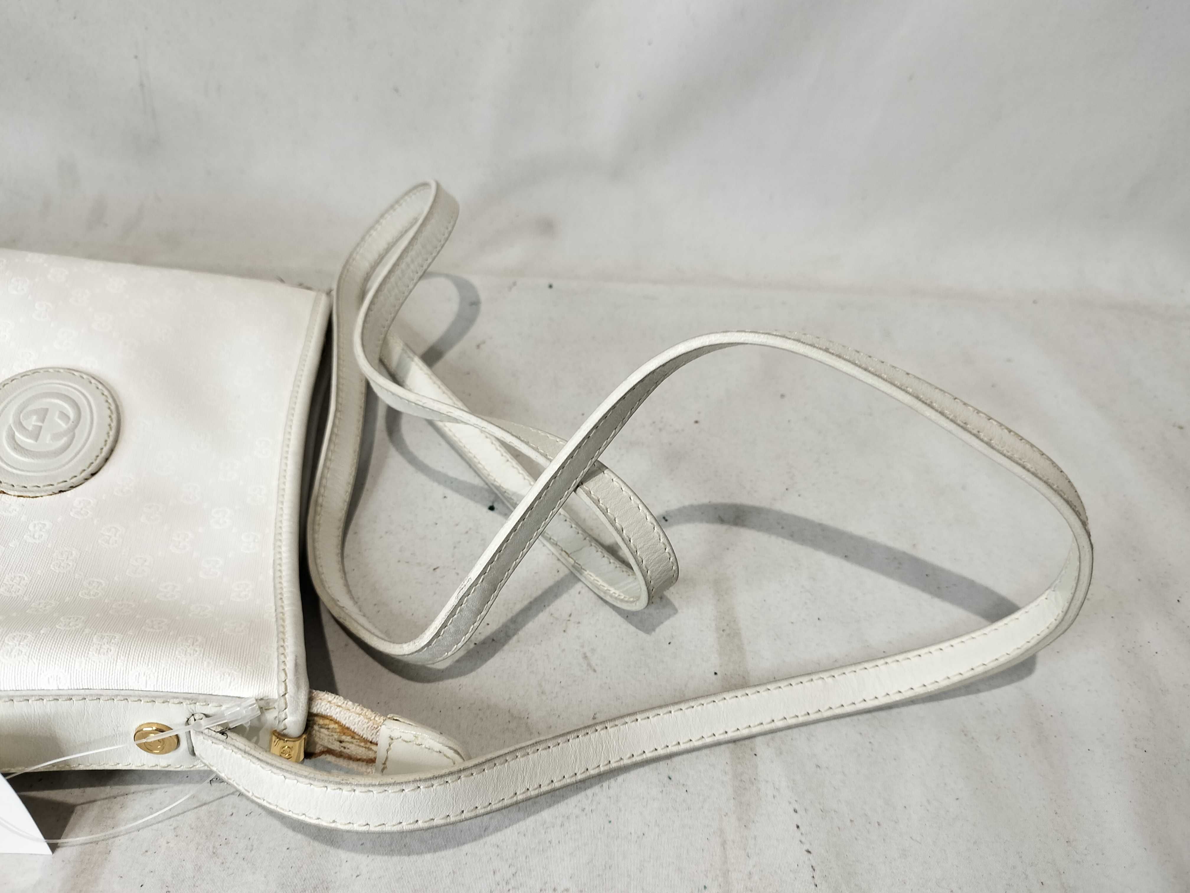 GG Supreme 007・89・1095 White Shoulder Bag — view 4