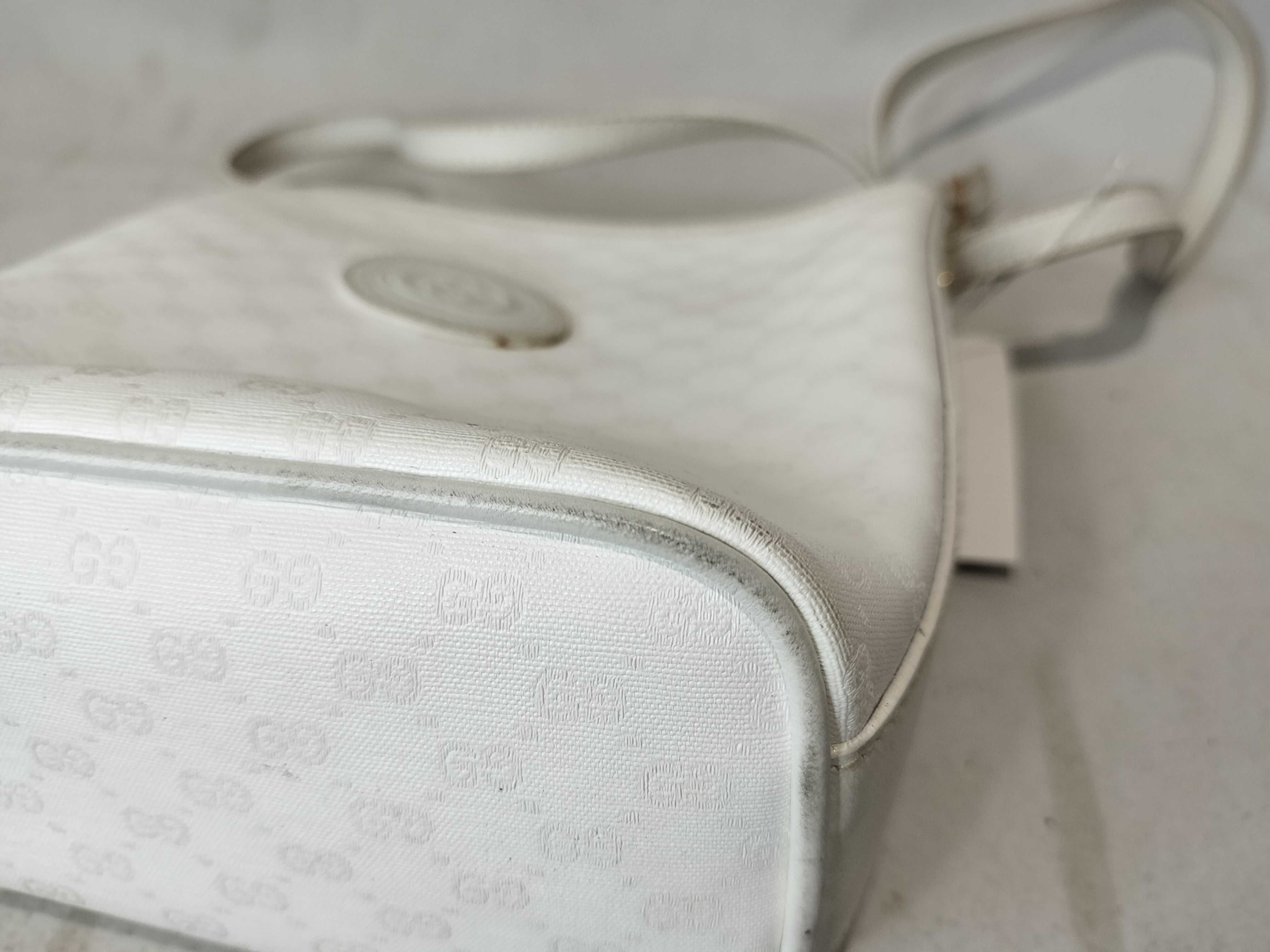GG Supreme 007・89・1095 White Shoulder Bag — view 7