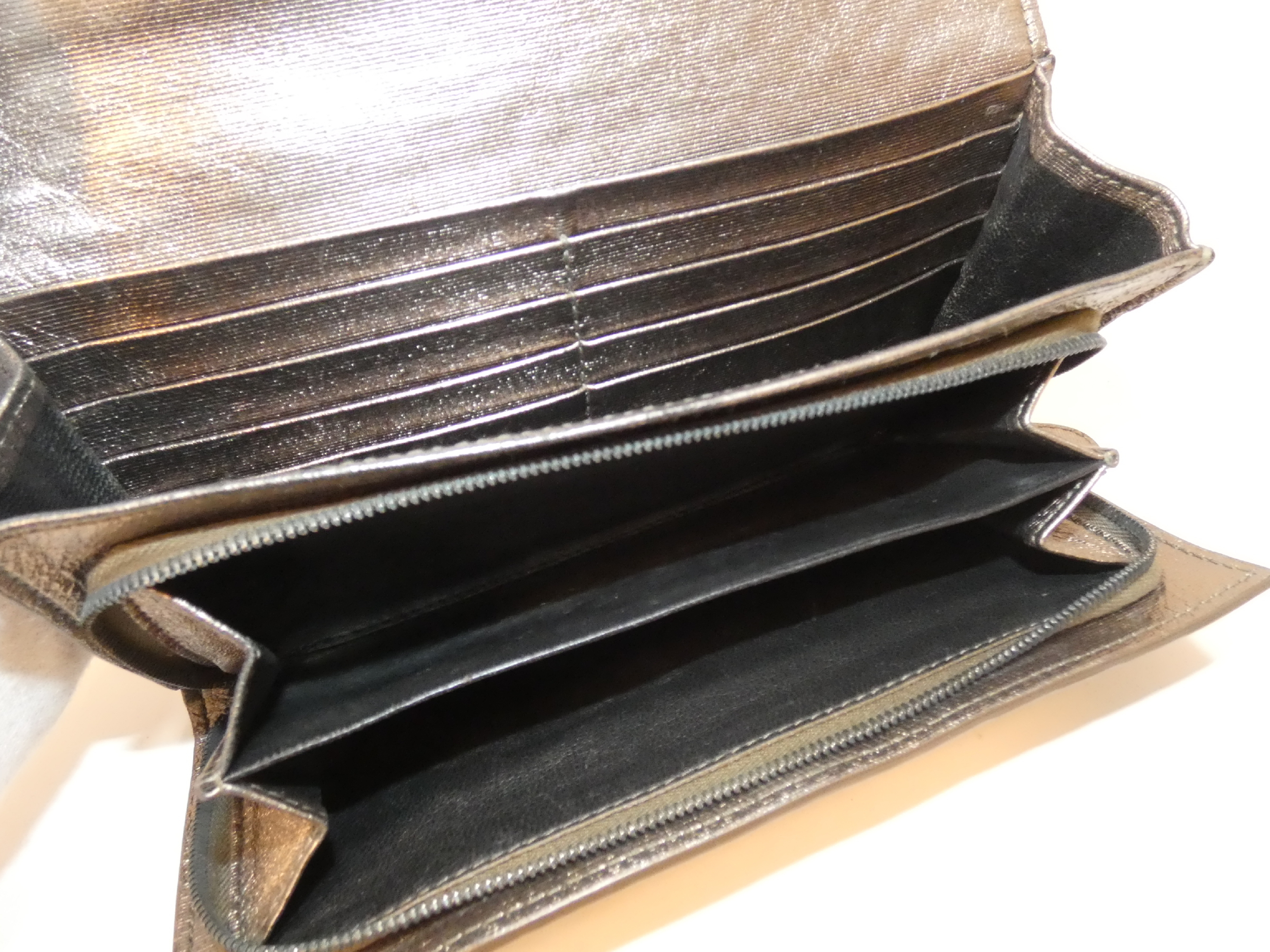Intrecciato Leather Long Wallet — view 7