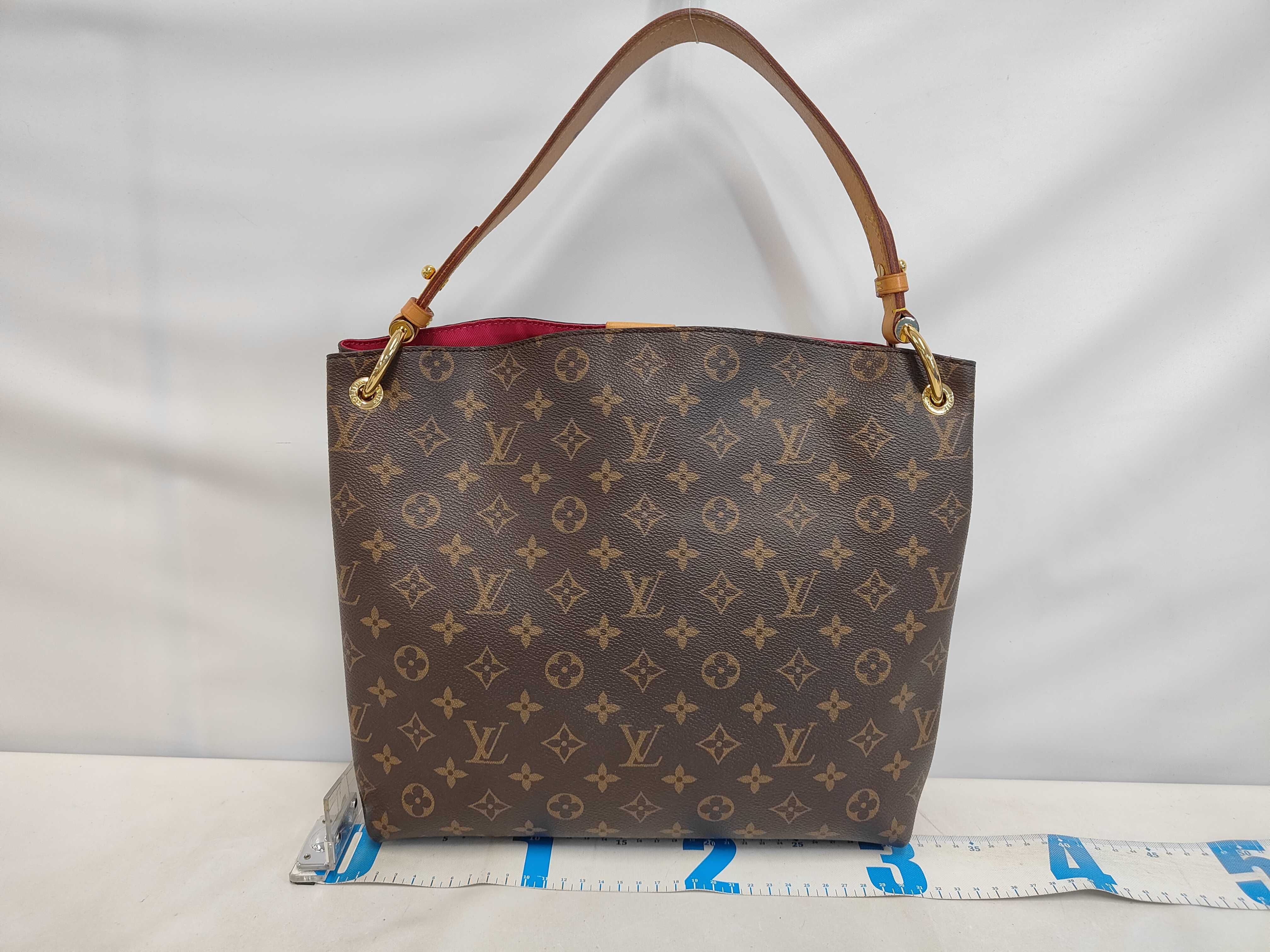 Monogram Graceful Shoulder Bag, PVC Coated Canvas PM M43700 RFID Shoulder Bag — view 2