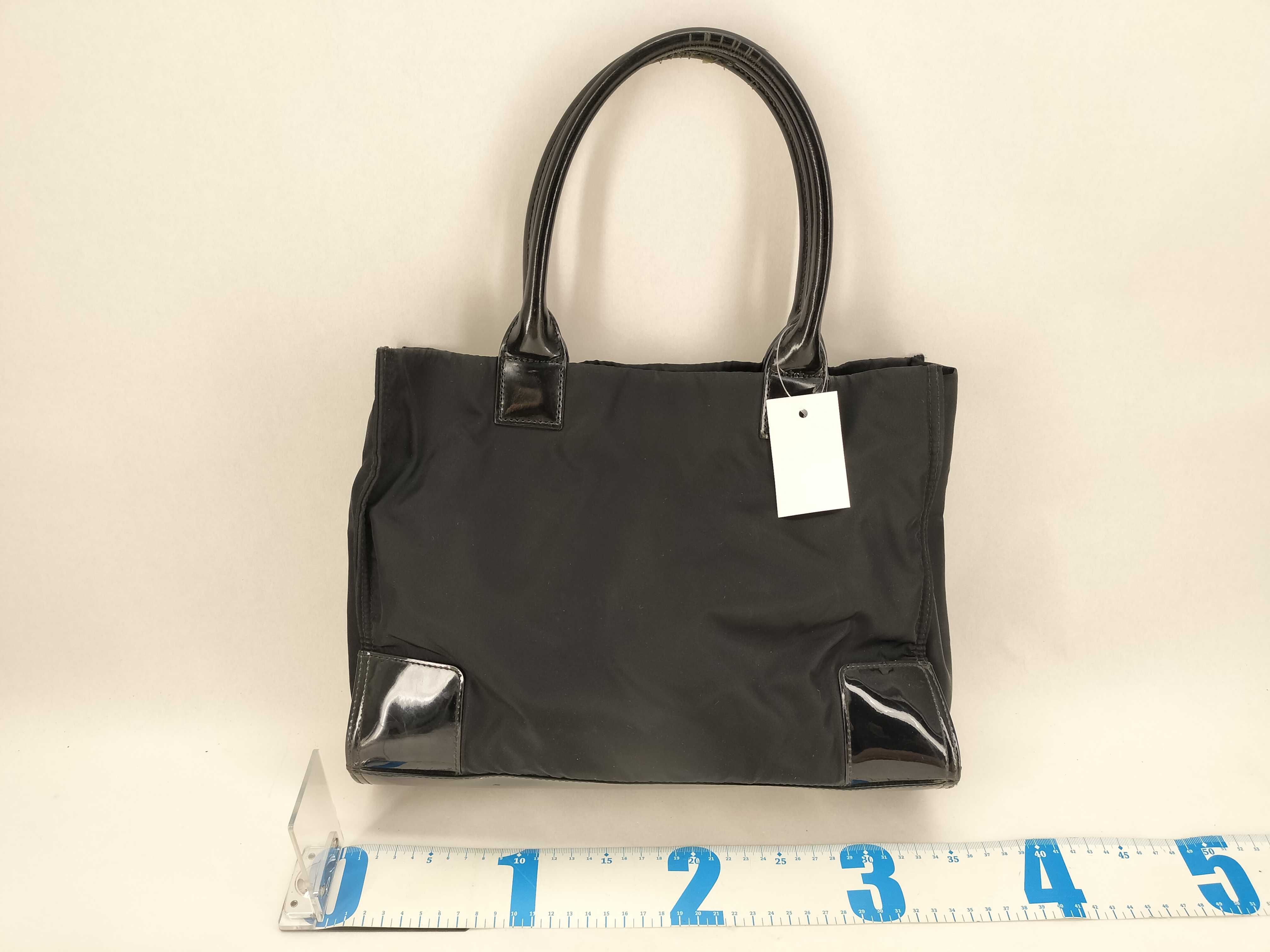 Leather Tote Bag (Black) — view 2