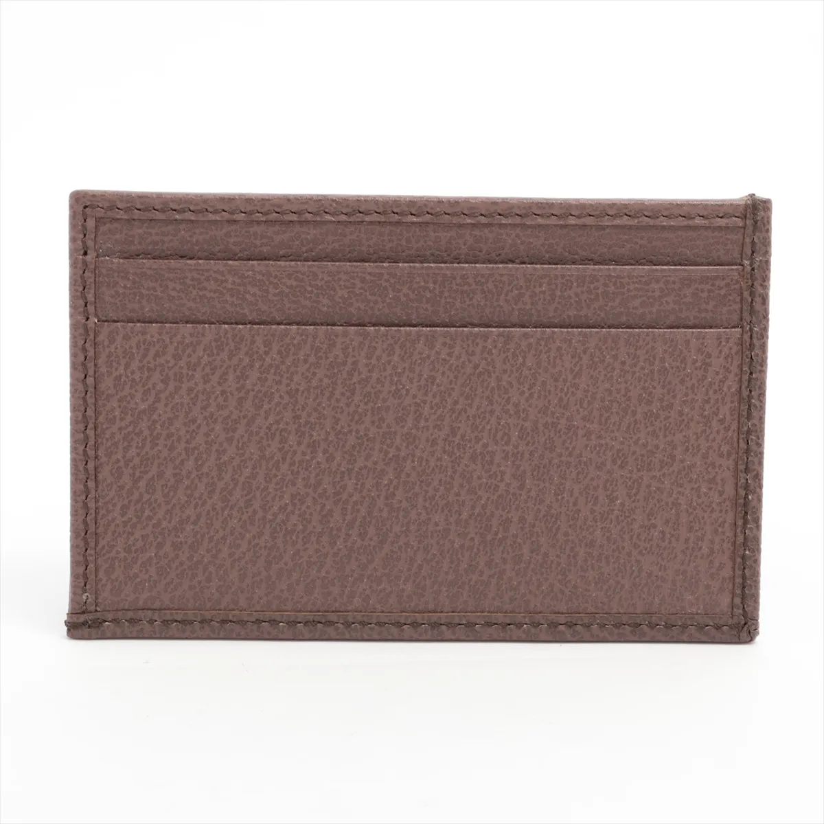 GG Supreme 597617 PVC x Leather Card Case, Beige — view 2