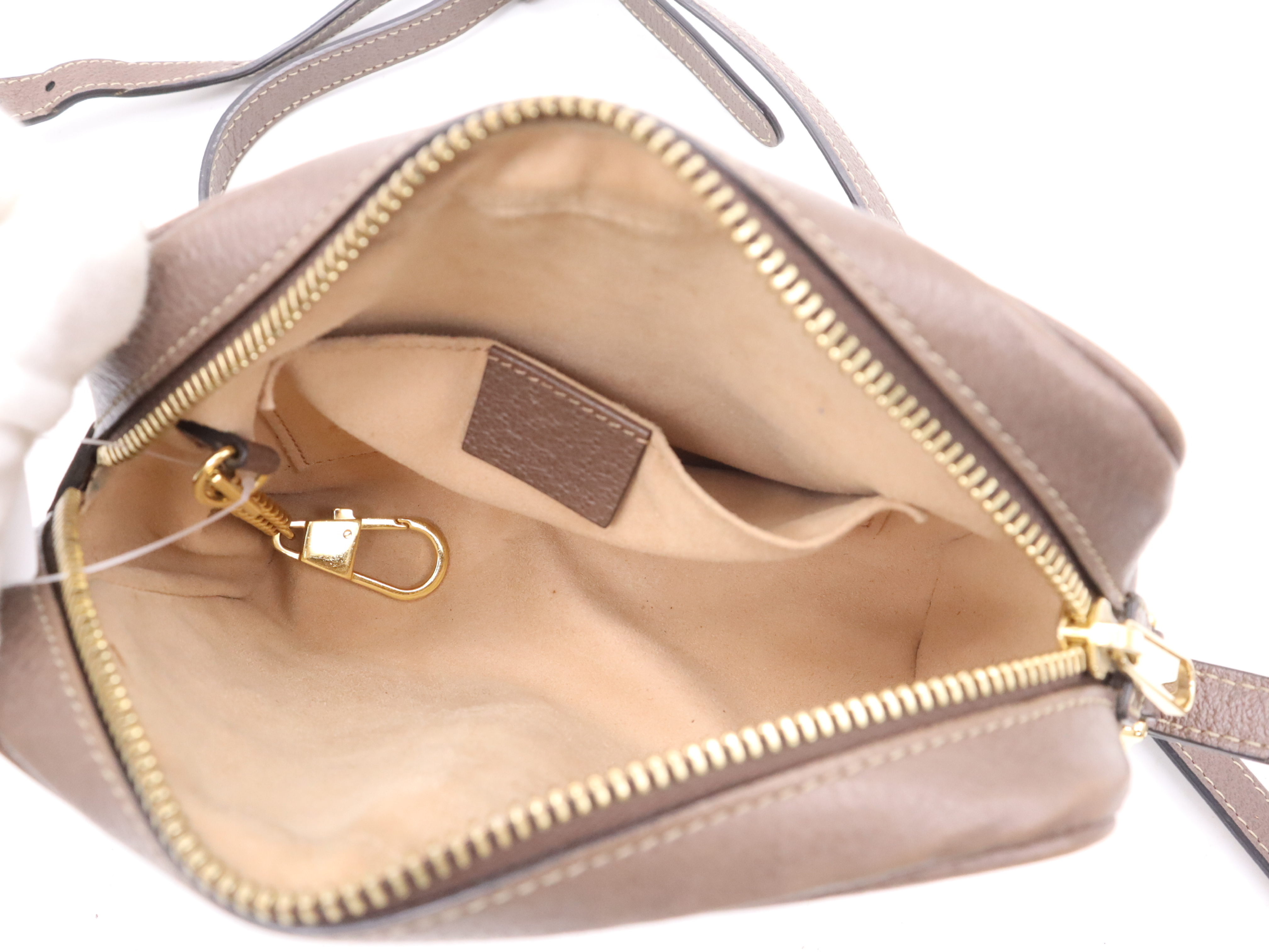 517350 GG Supreme Ophidia Mini Shoulder Bag Brown Gold Hardware Shoulder Bag — view 11