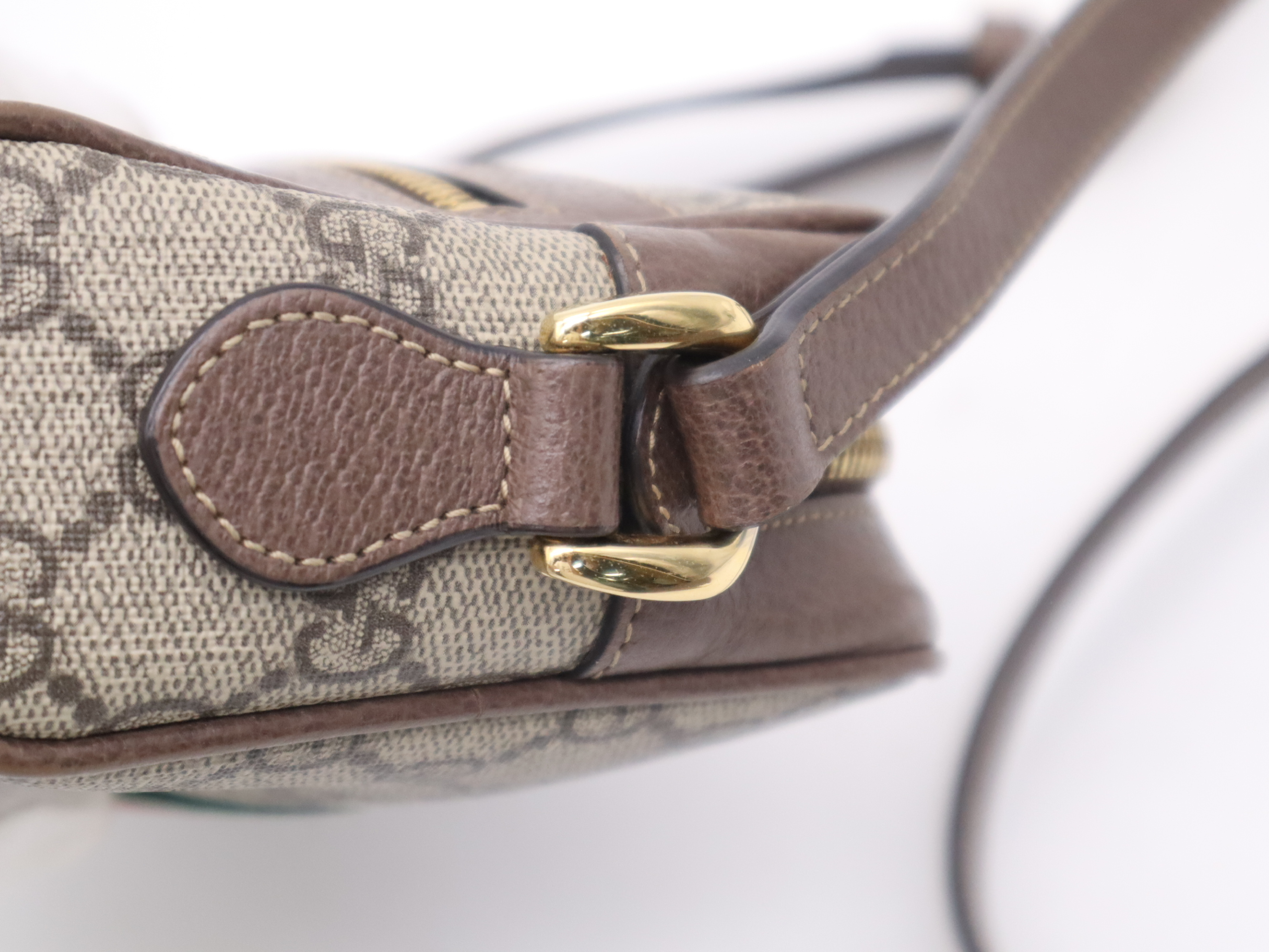 517350 GG Supreme Ophidia Mini Shoulder Bag Brown Gold Hardware Shoulder Bag — view 8