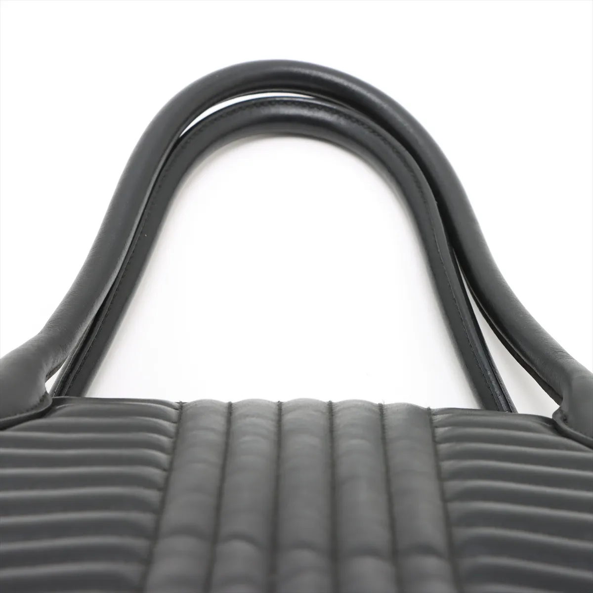 Diagram Leather 2WAY Handbag Black 1BA165 — view 6