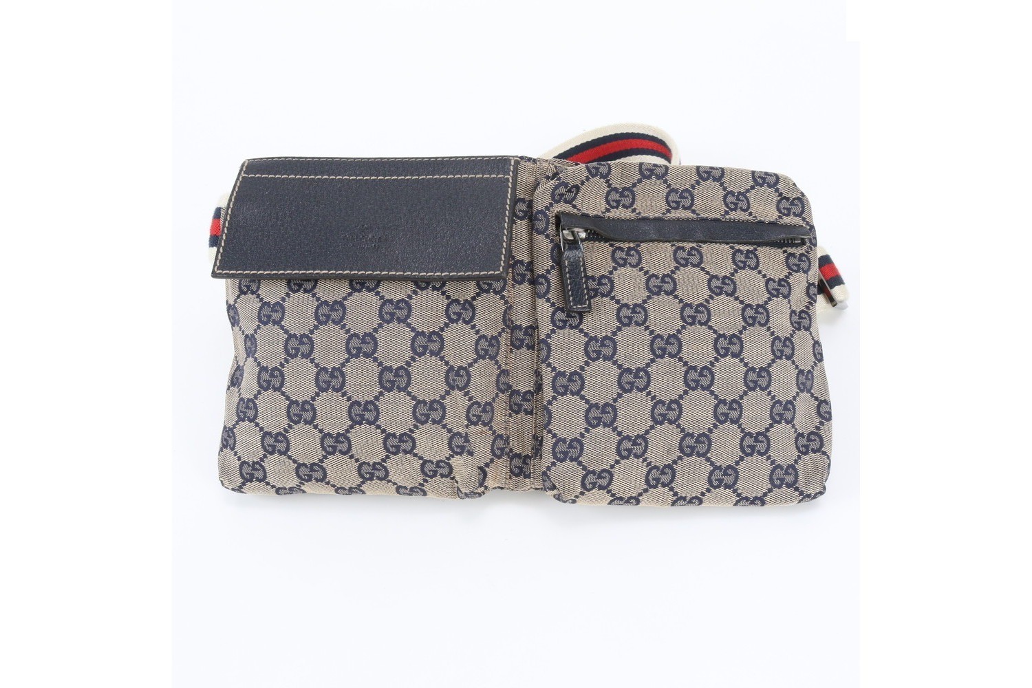 GG Canvas 28566 Leather 2-Way Body Bag (Crossbody) — view 2