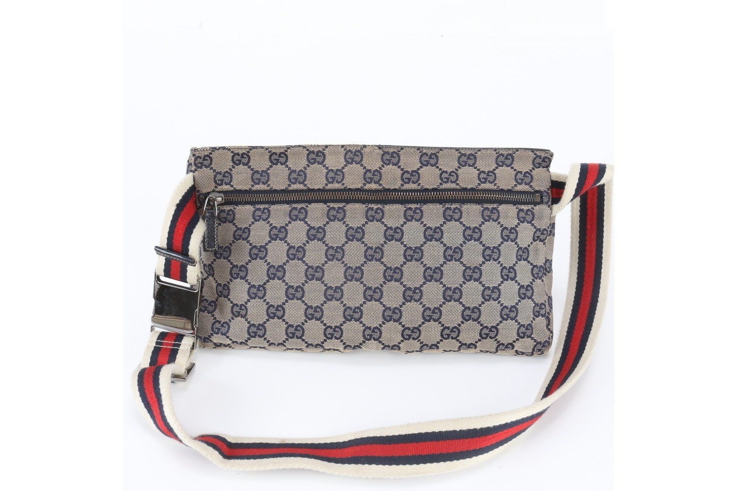 GG Canvas 28566 Leather 2-Way Body Bag (Crossbody) — view 3