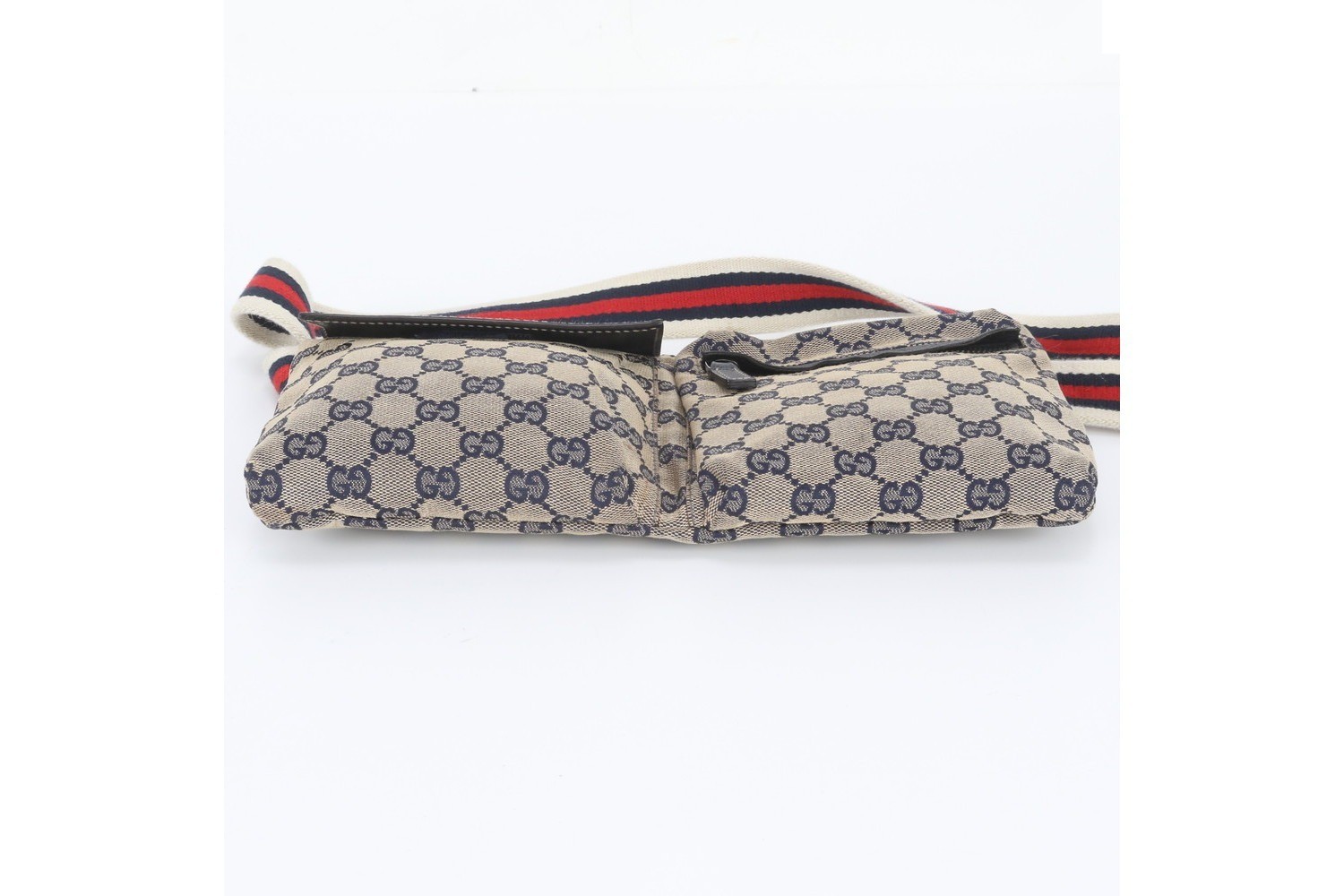 GG Canvas 28566 Leather 2-Way Body Bag (Crossbody) — view 7
