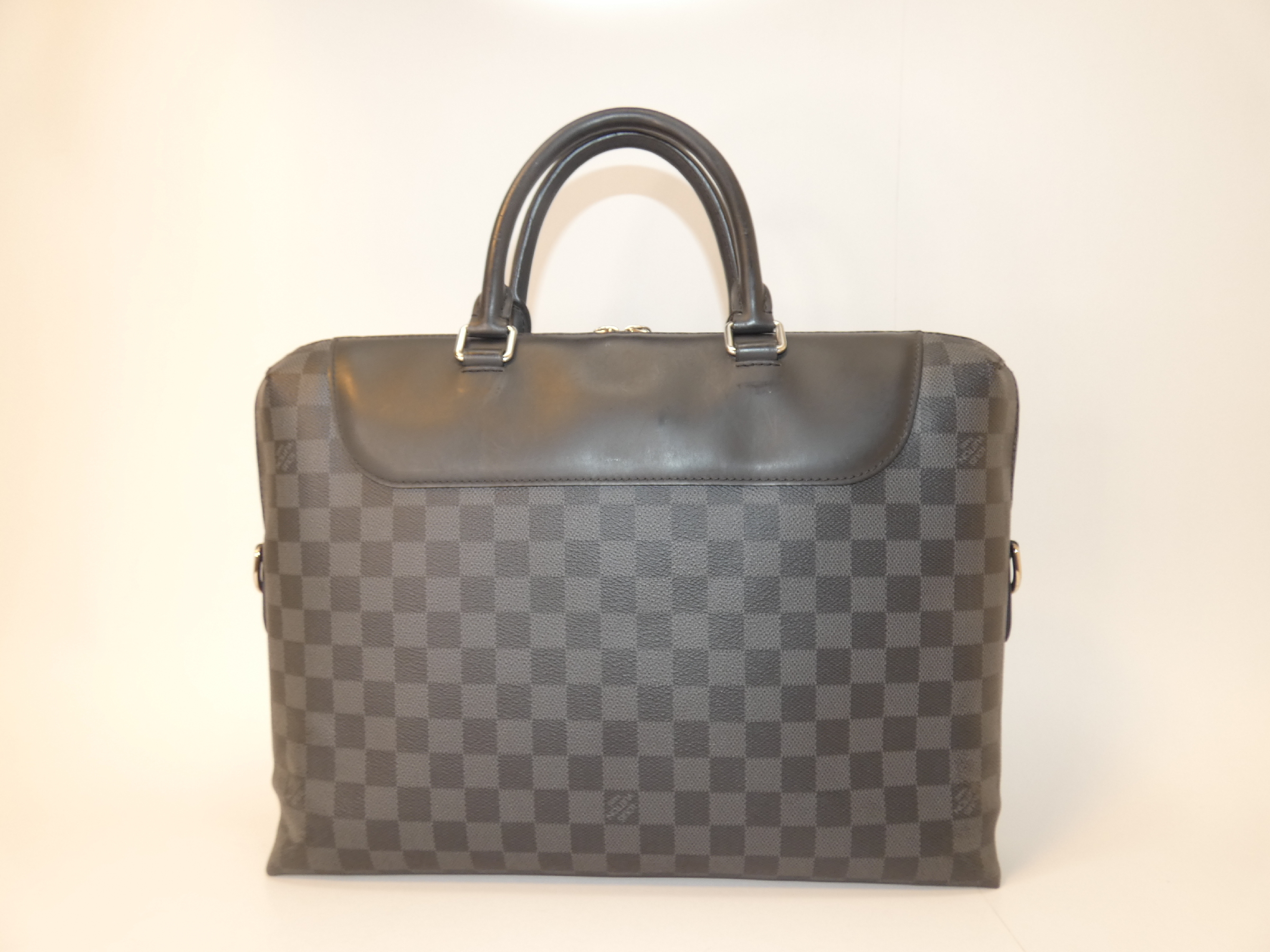 Damier Graphite Port Document Jour Hand Business Bag — view 2