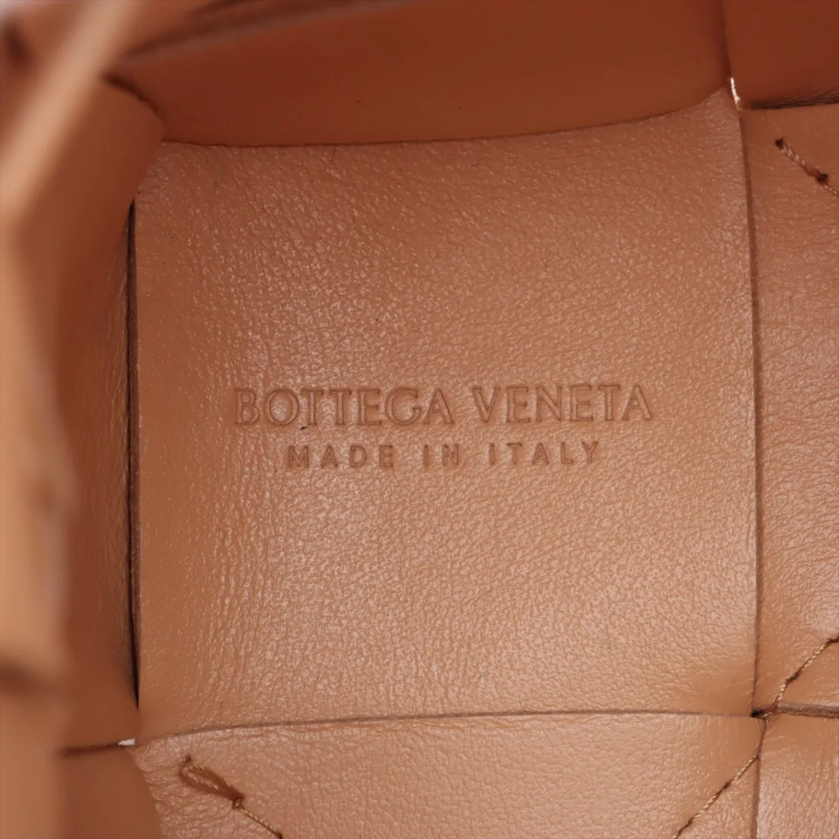 Maxi Intrecciato Mini Crossbody Bag Leather Shoulder Bag Beige — view 7
