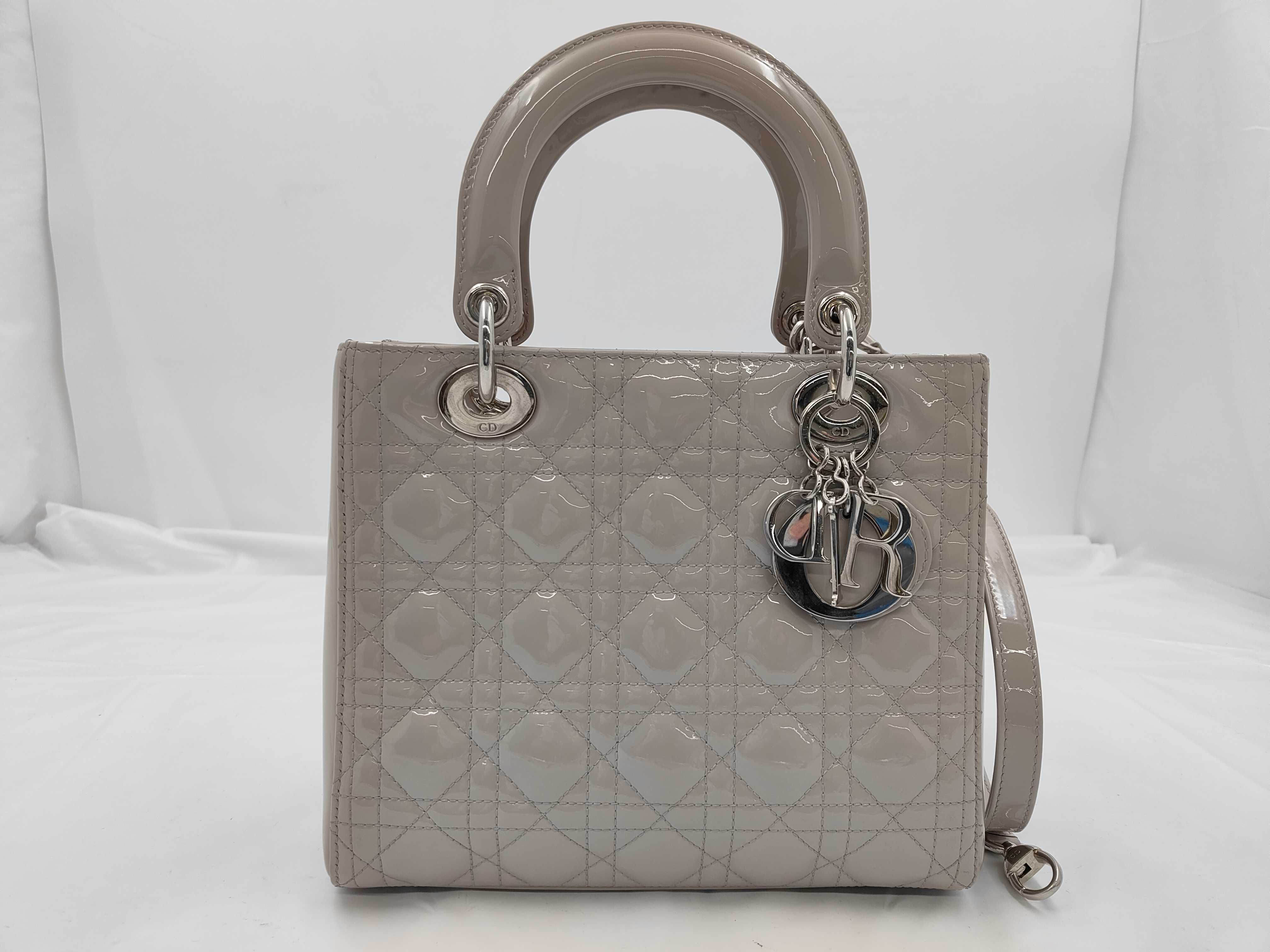 patent leather handbag