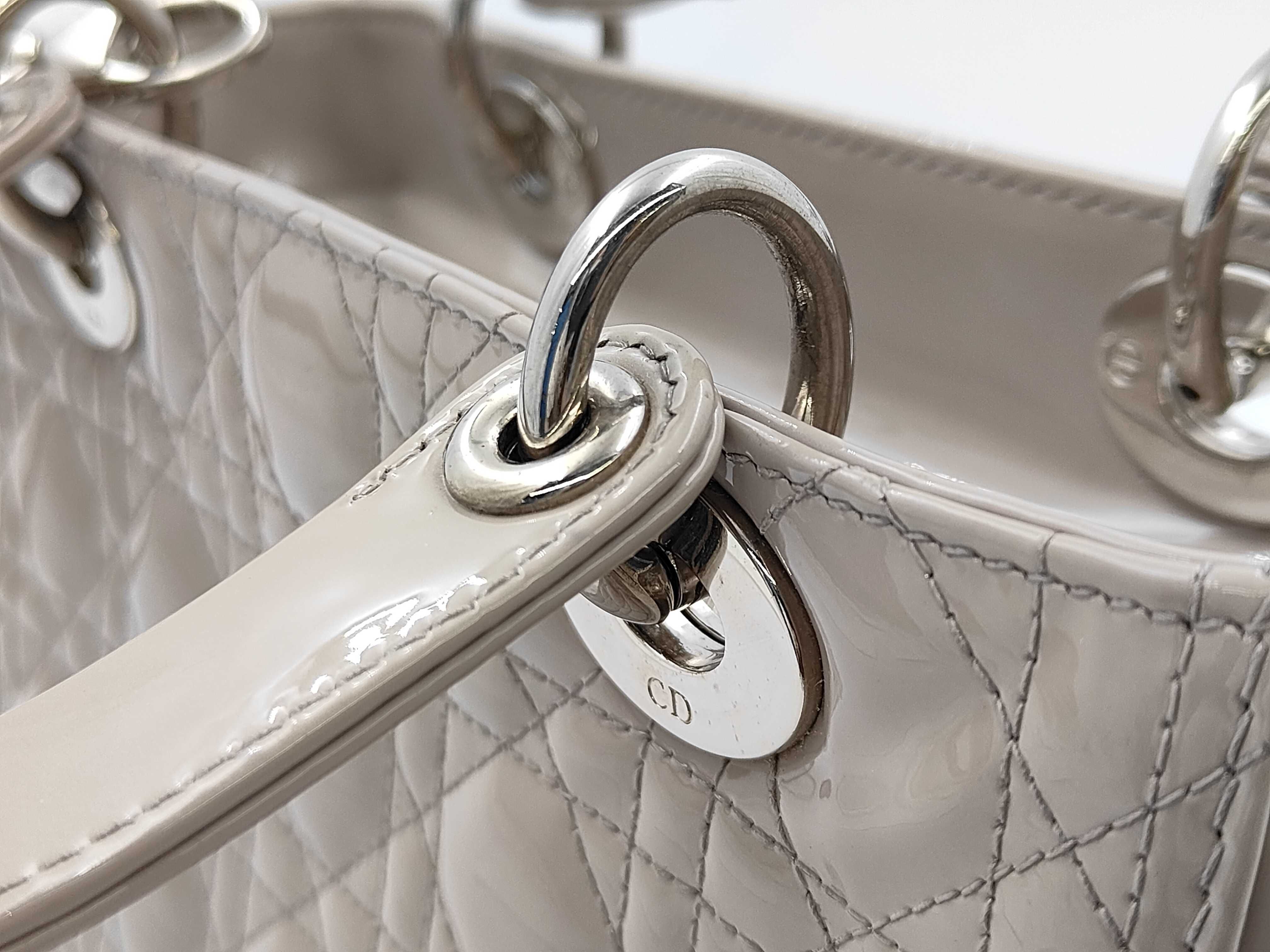 patent leather handbag — view 5