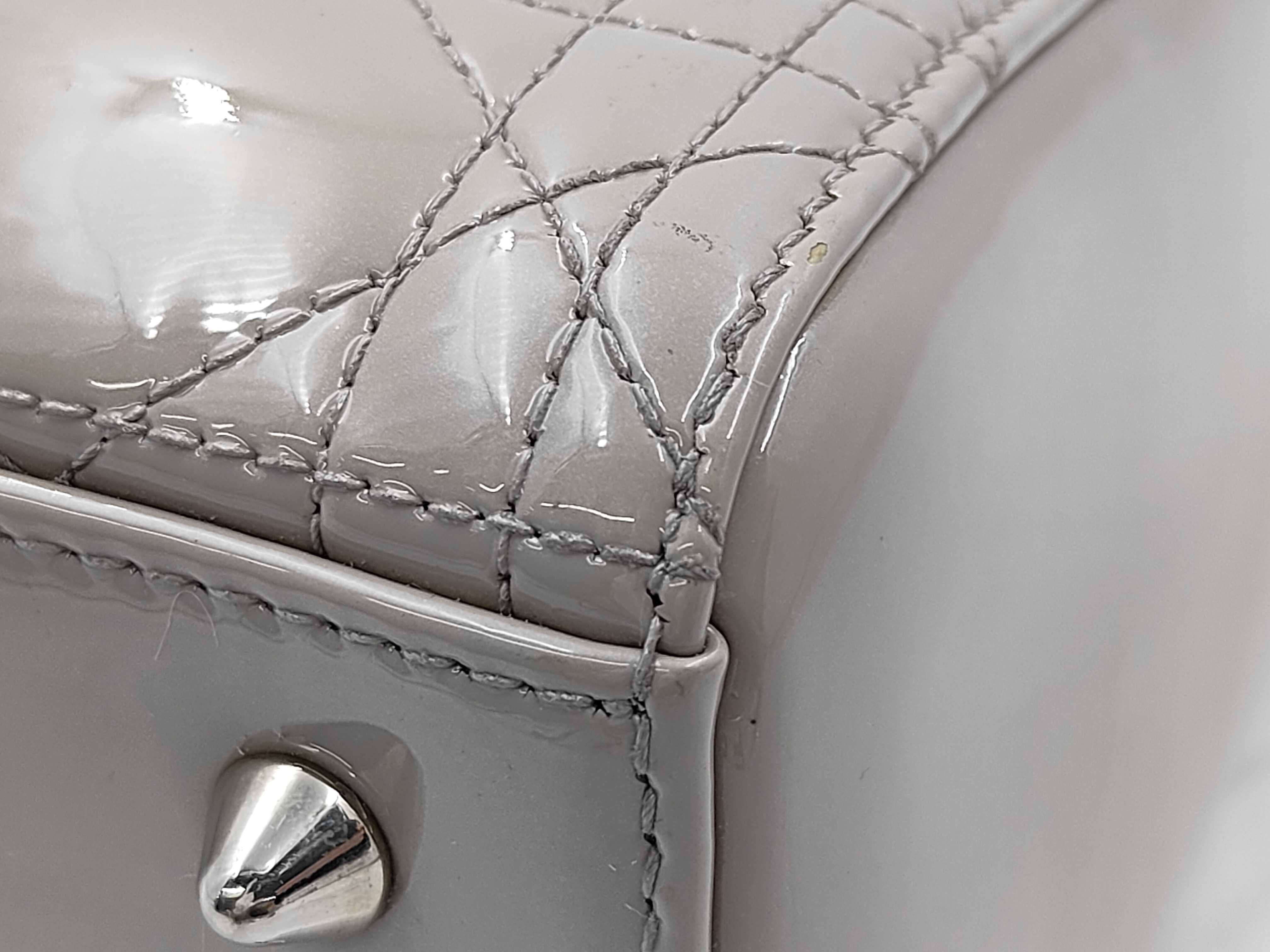 patent leather handbag — view 7