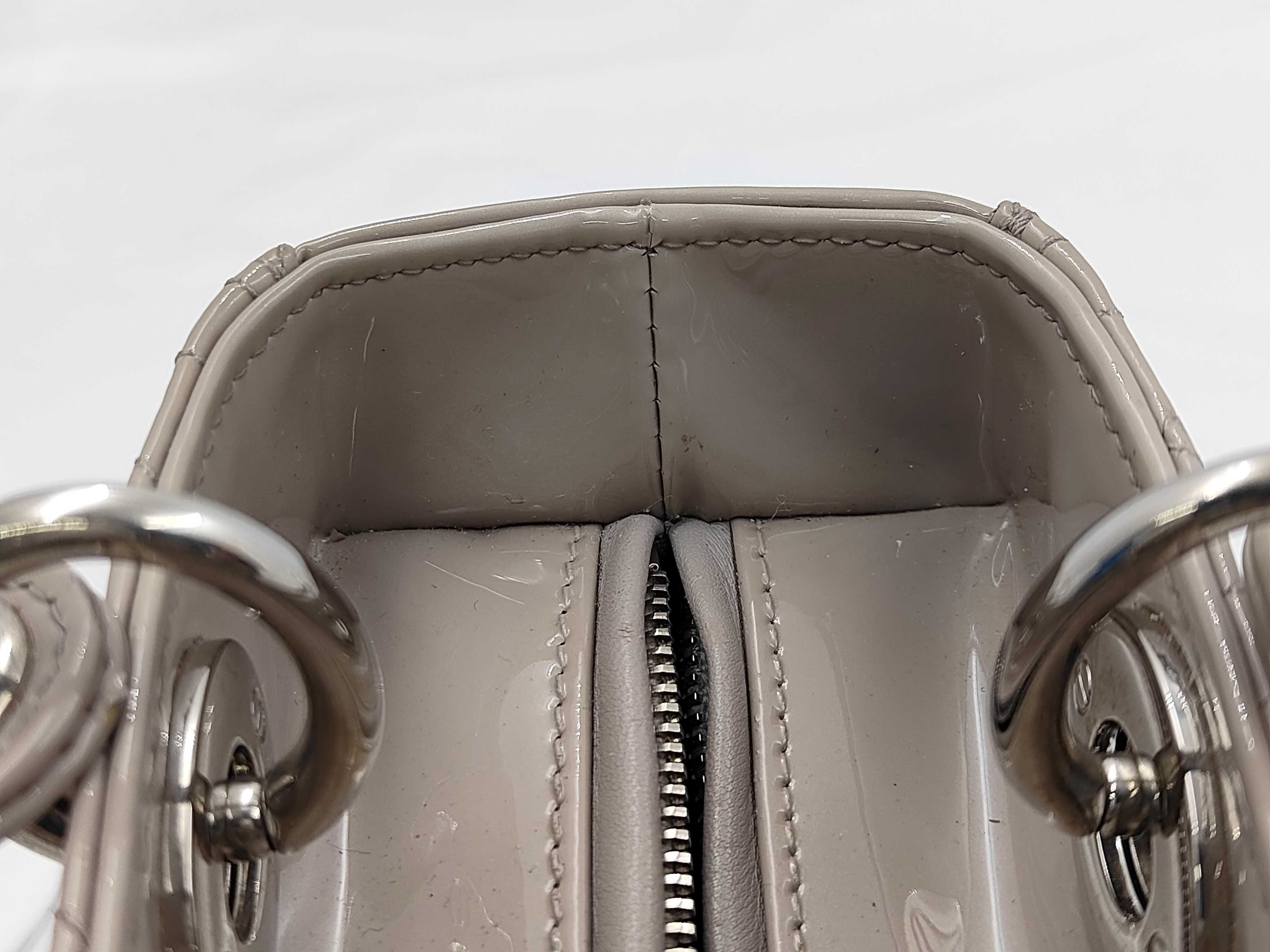 patent leather handbag — view 9