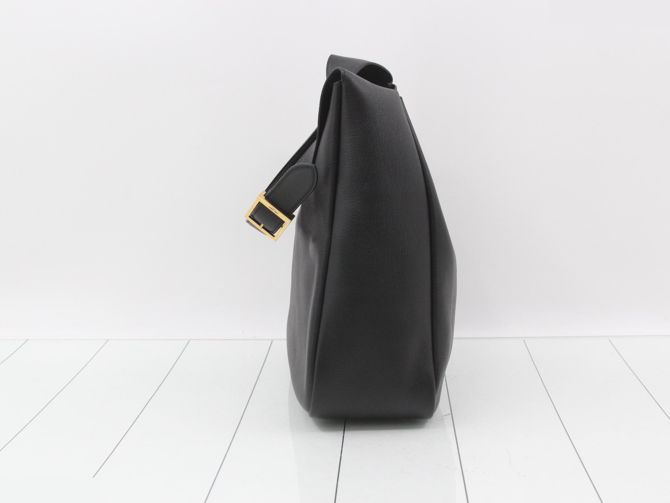 Le 5 a 7 Soft Large Leather One-Shoulder Bag — view 4